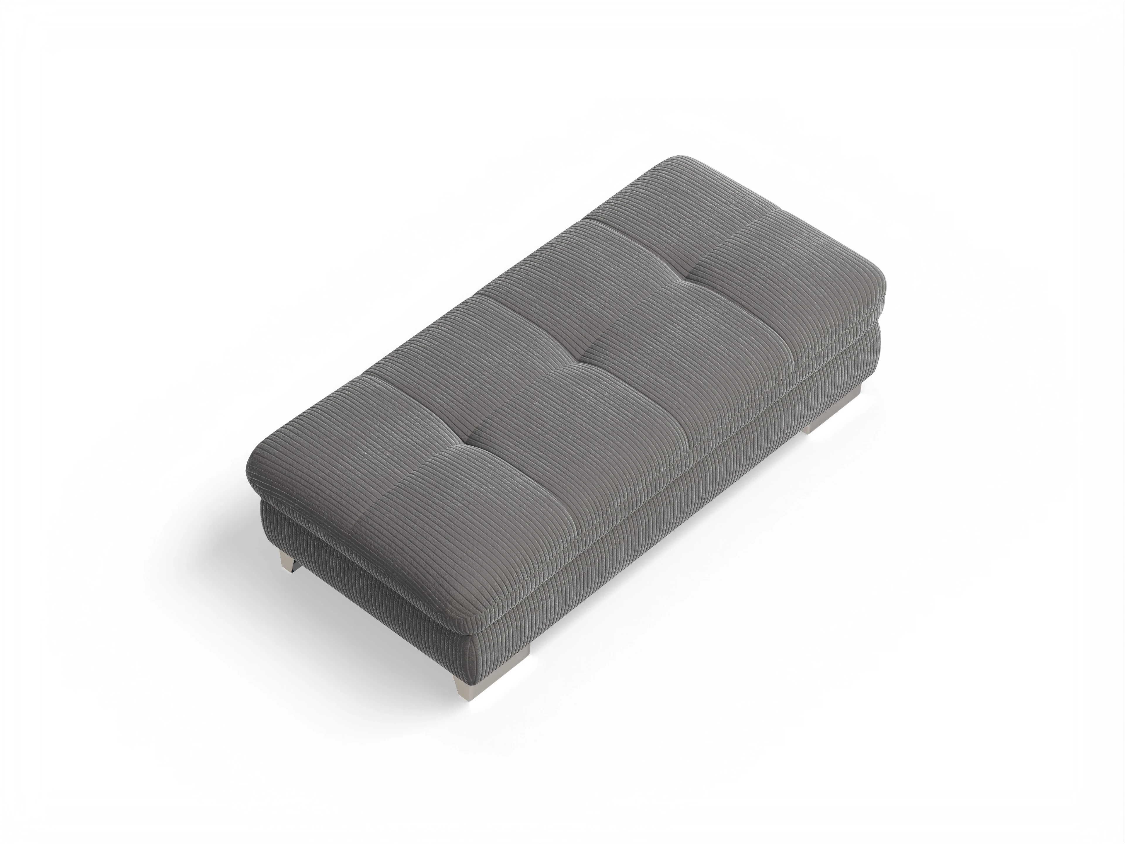 Ansicht des Produktes SC Smart 1007 Hocker in Stoff Grau