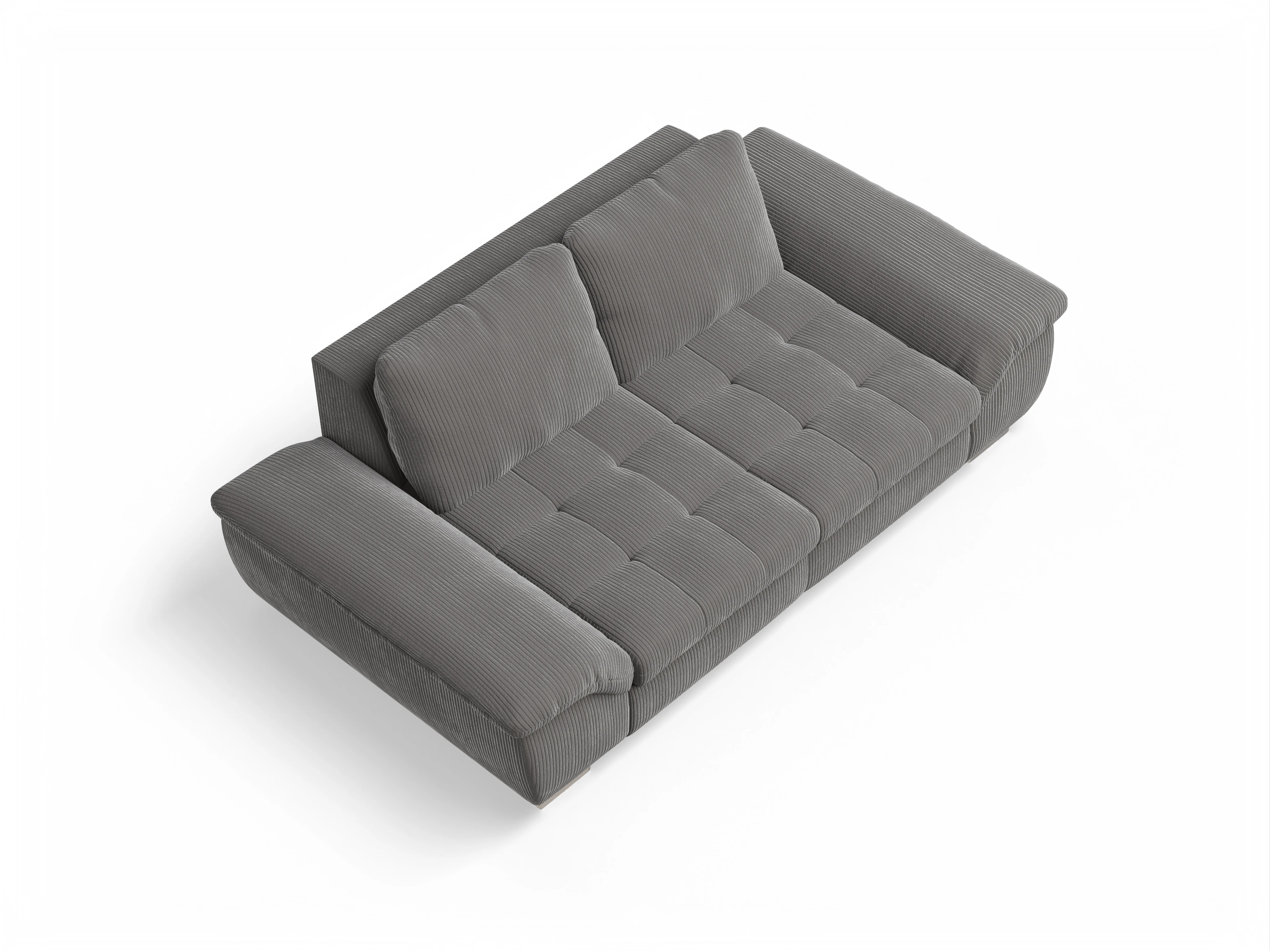 Ansicht des Produktes SC Smart 1007 2,5-Sitzer Sofa in Stoff Grau