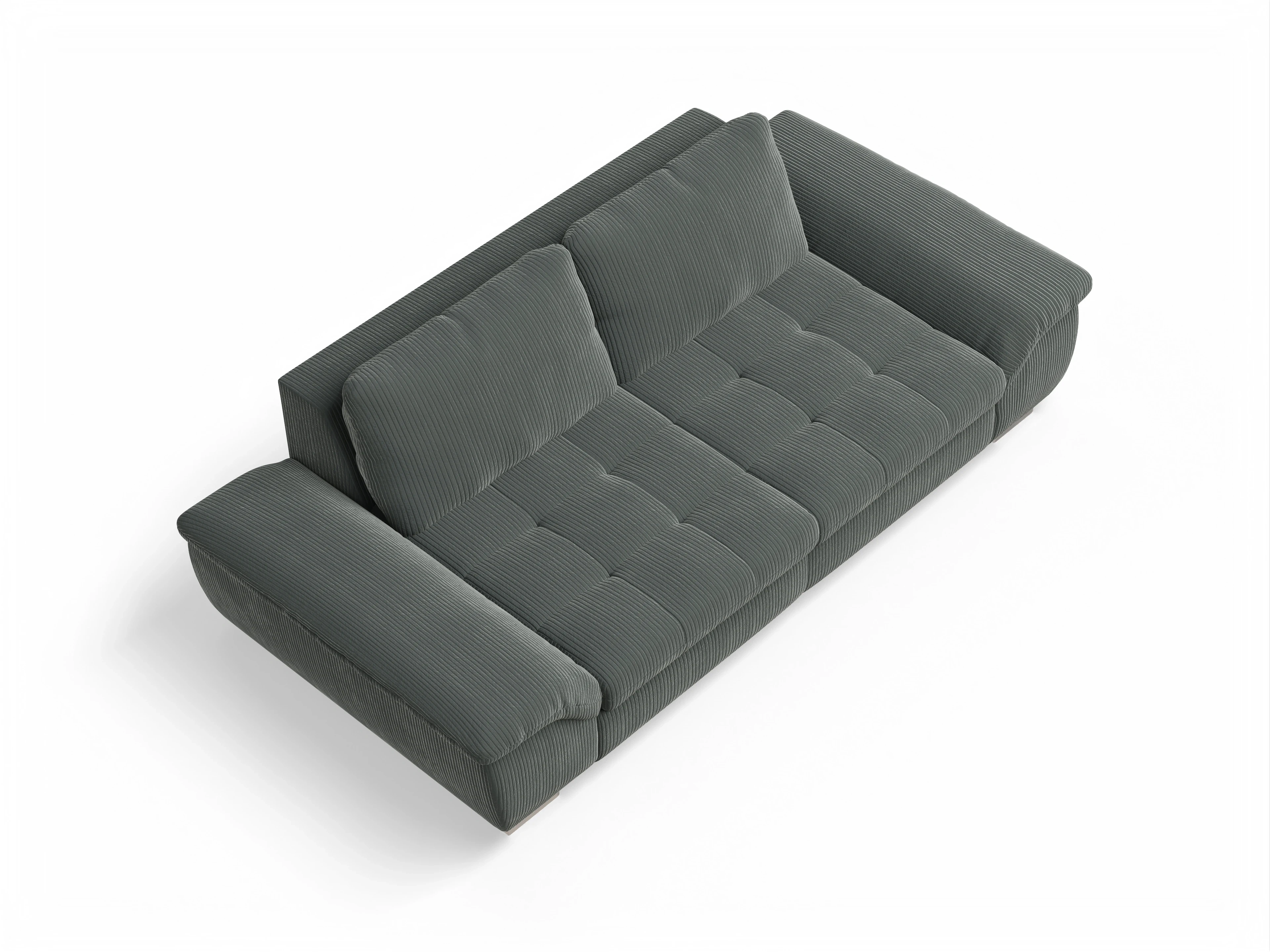 Ansicht des Produktes SC Smart 1007 3-Sitzer Sofa in Stoff Grün