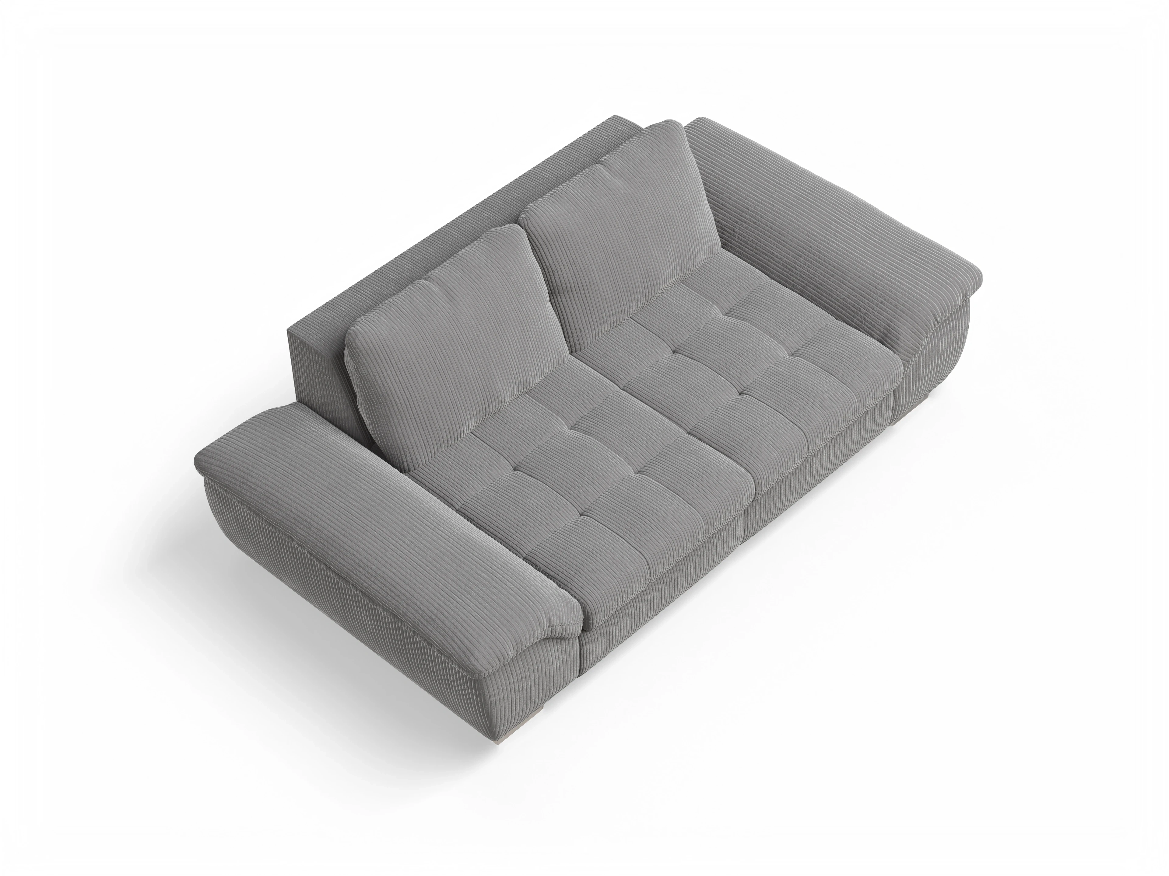 Ansicht des Produktes SC Smart 1007 2,5-Sitzer Sofa in Stoff Grau