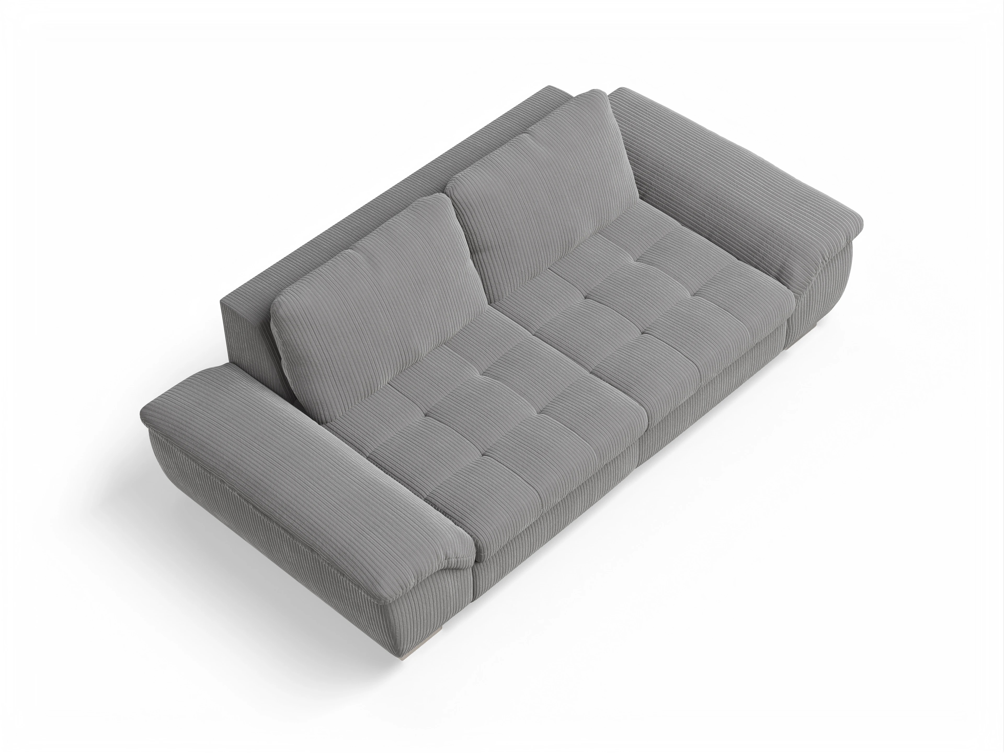 Ansicht des Produktes SC Smart 1007 3-Sitzer Sofa in Stoff Grau