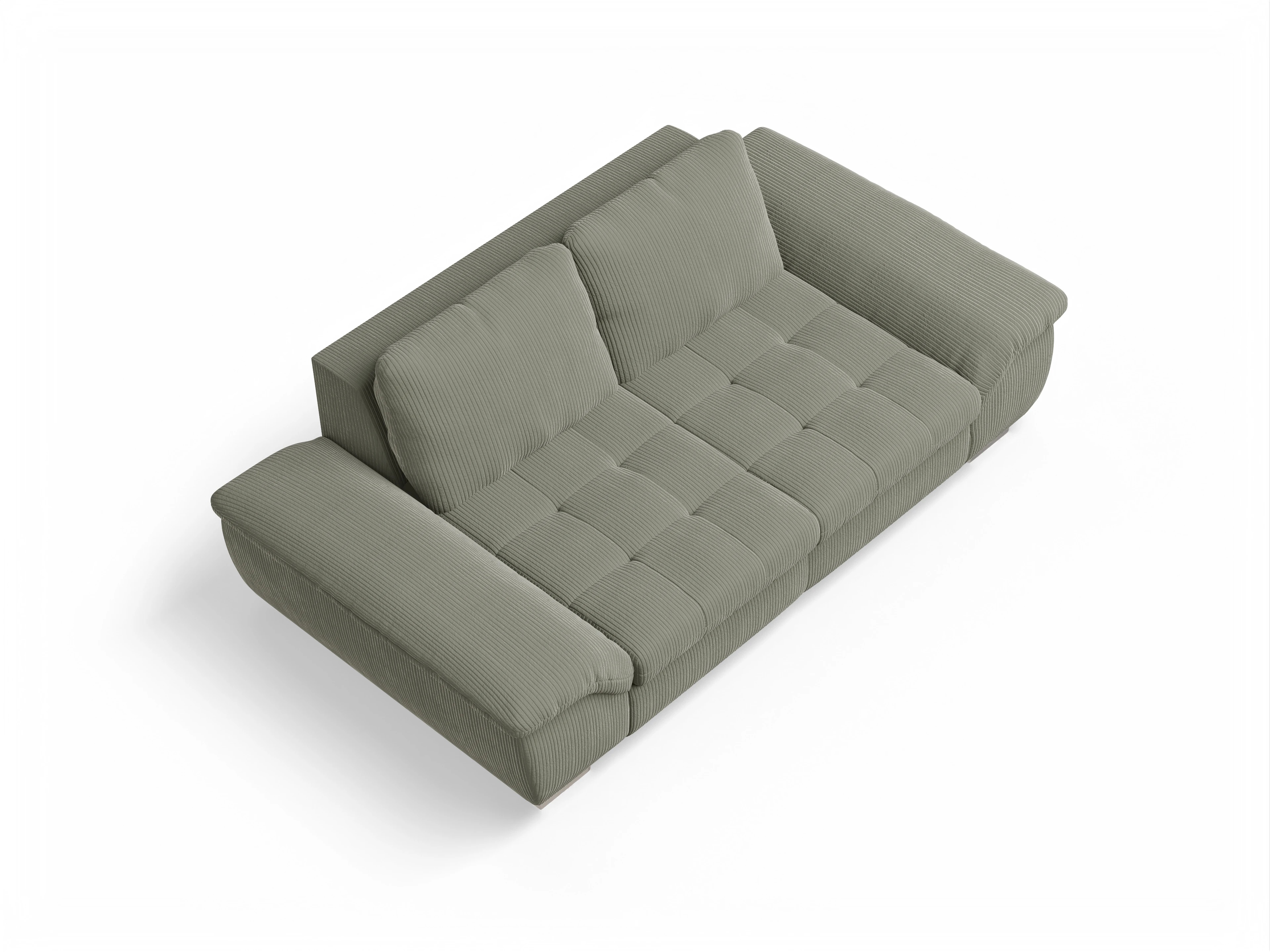 Ansicht des Produktes SC Smart 1007 2,5-Sitzer Sofa in Stoff Grün