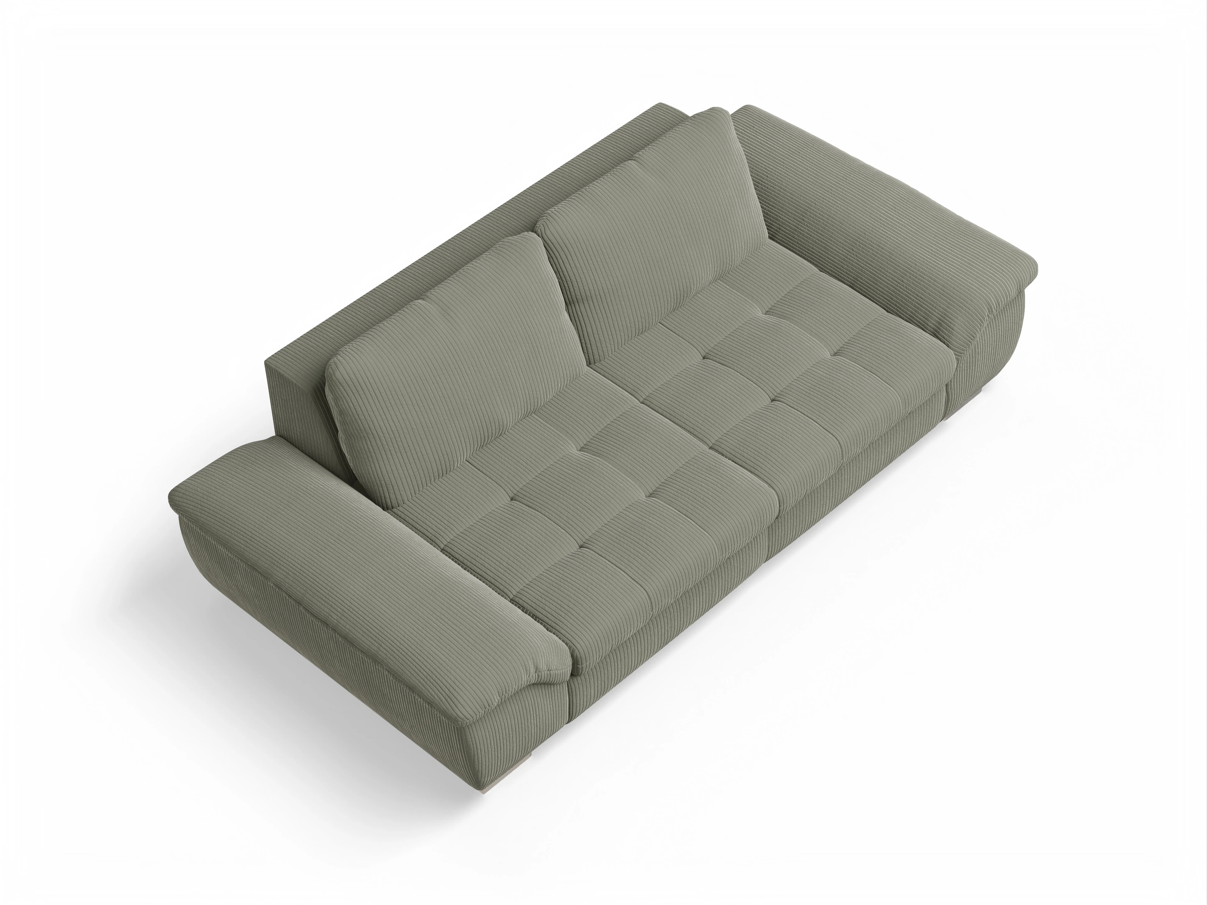 Sitz Concept smart 1007 3-Sitzer Sofa Ansicht des Produktes SC Smart 1007 3-Sitzer Sofa in Stoff Grün