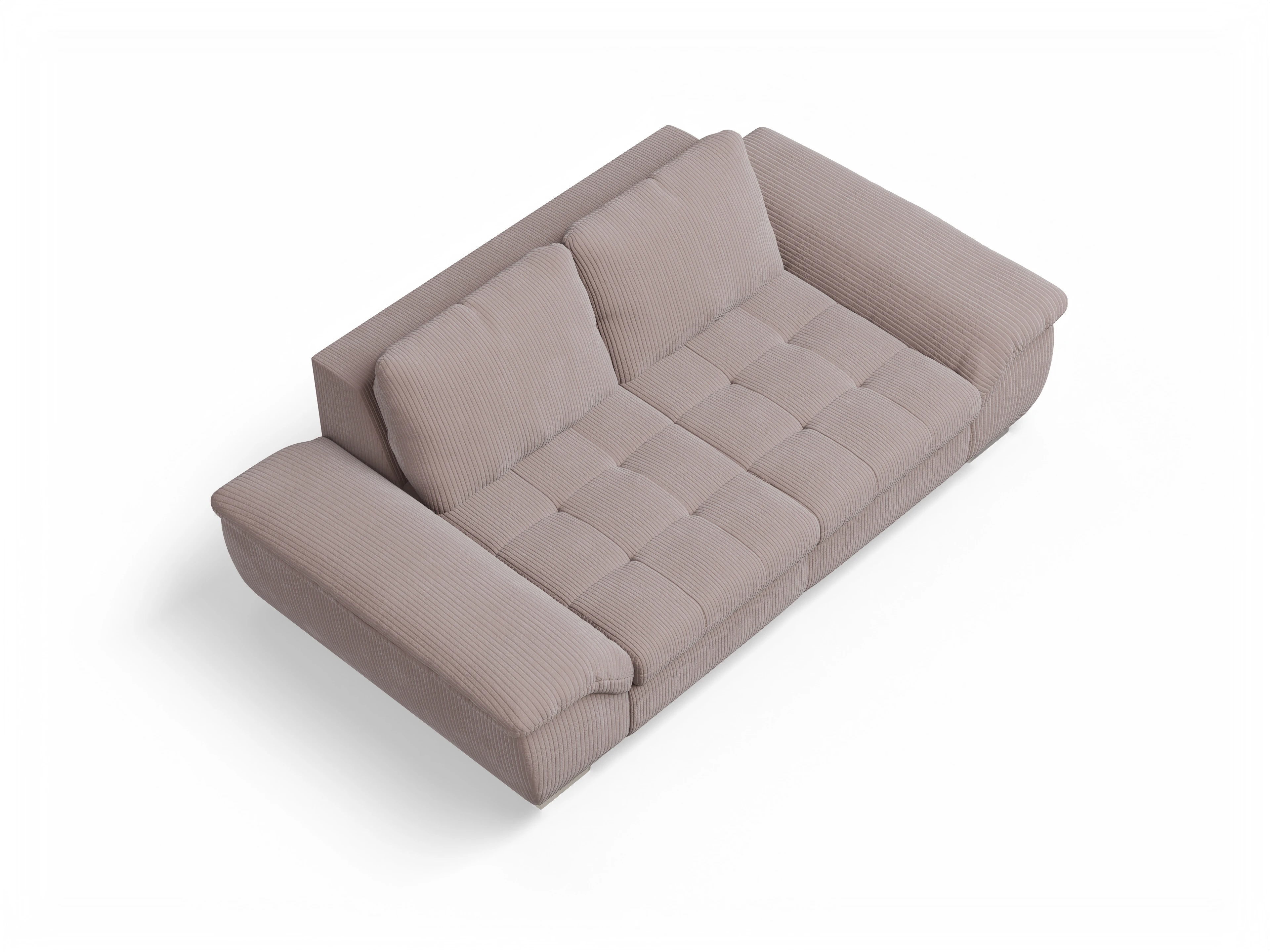 Ansicht des Produktes SC Smart 1007 2,5-Sitzer Sofa in Stoff Rosa