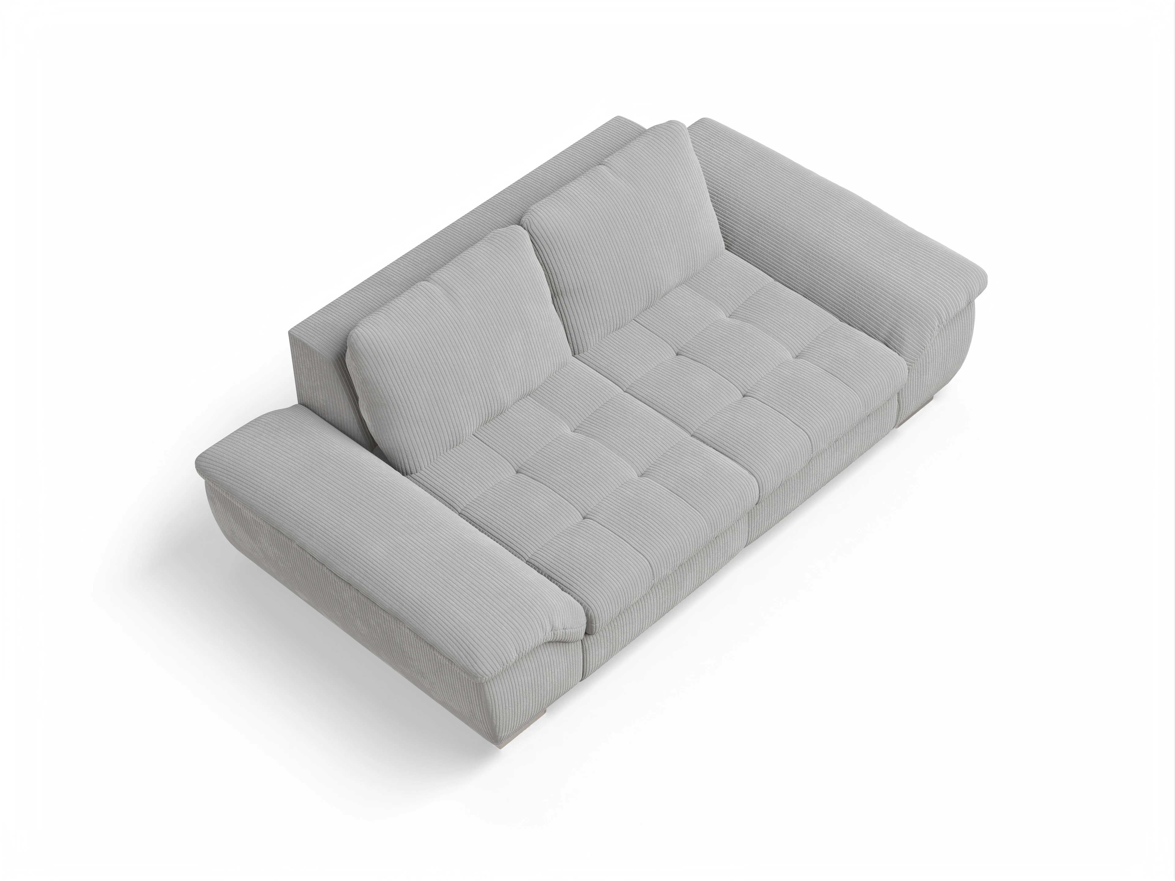Ansicht des Produktes SC Smart 1007 2,5-Sitzer Sofa in Stoff Grau