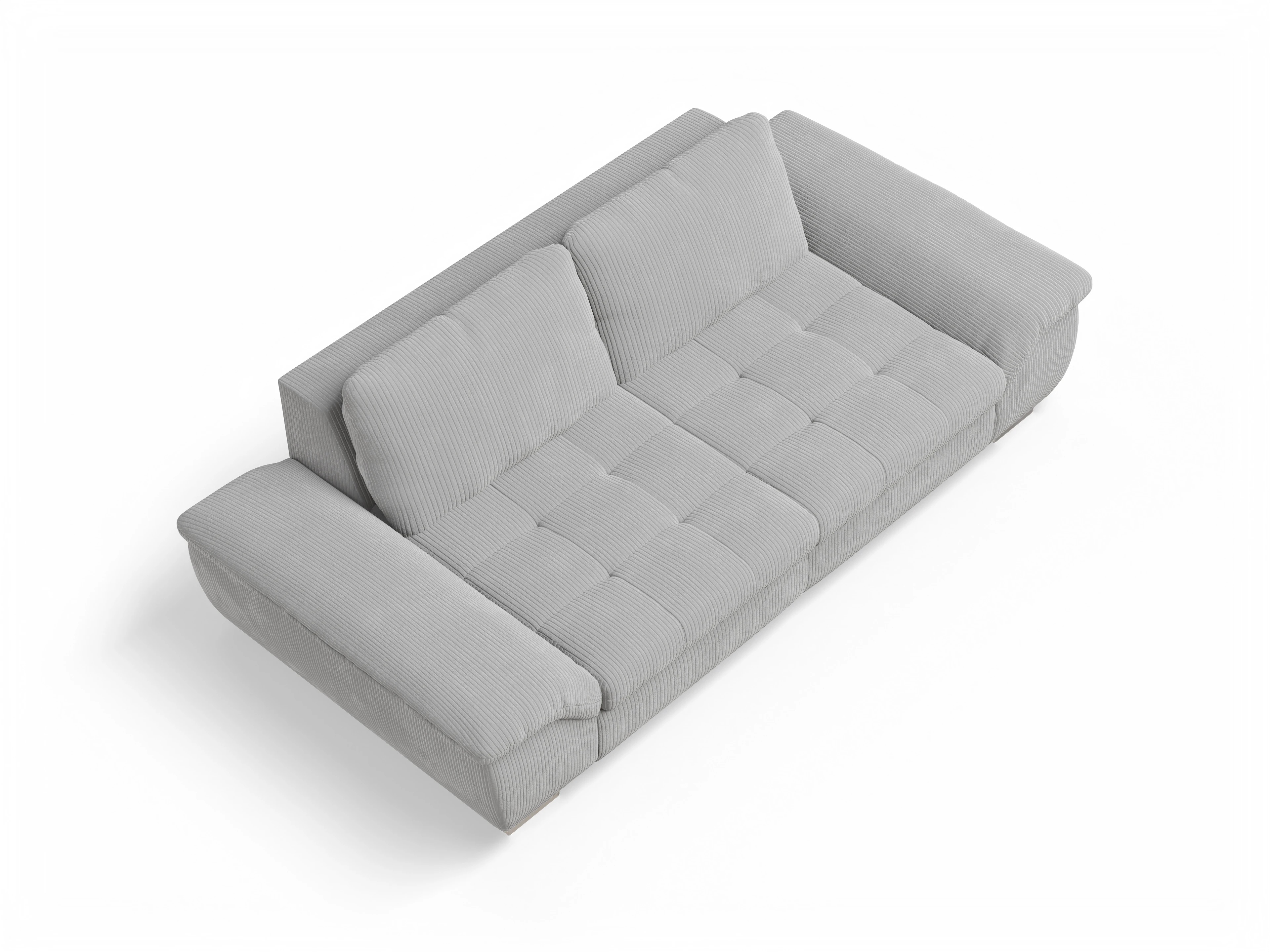 Ansicht des Produktes SC Smart 1007 3-Sitzer Sofa in Stoff Grau