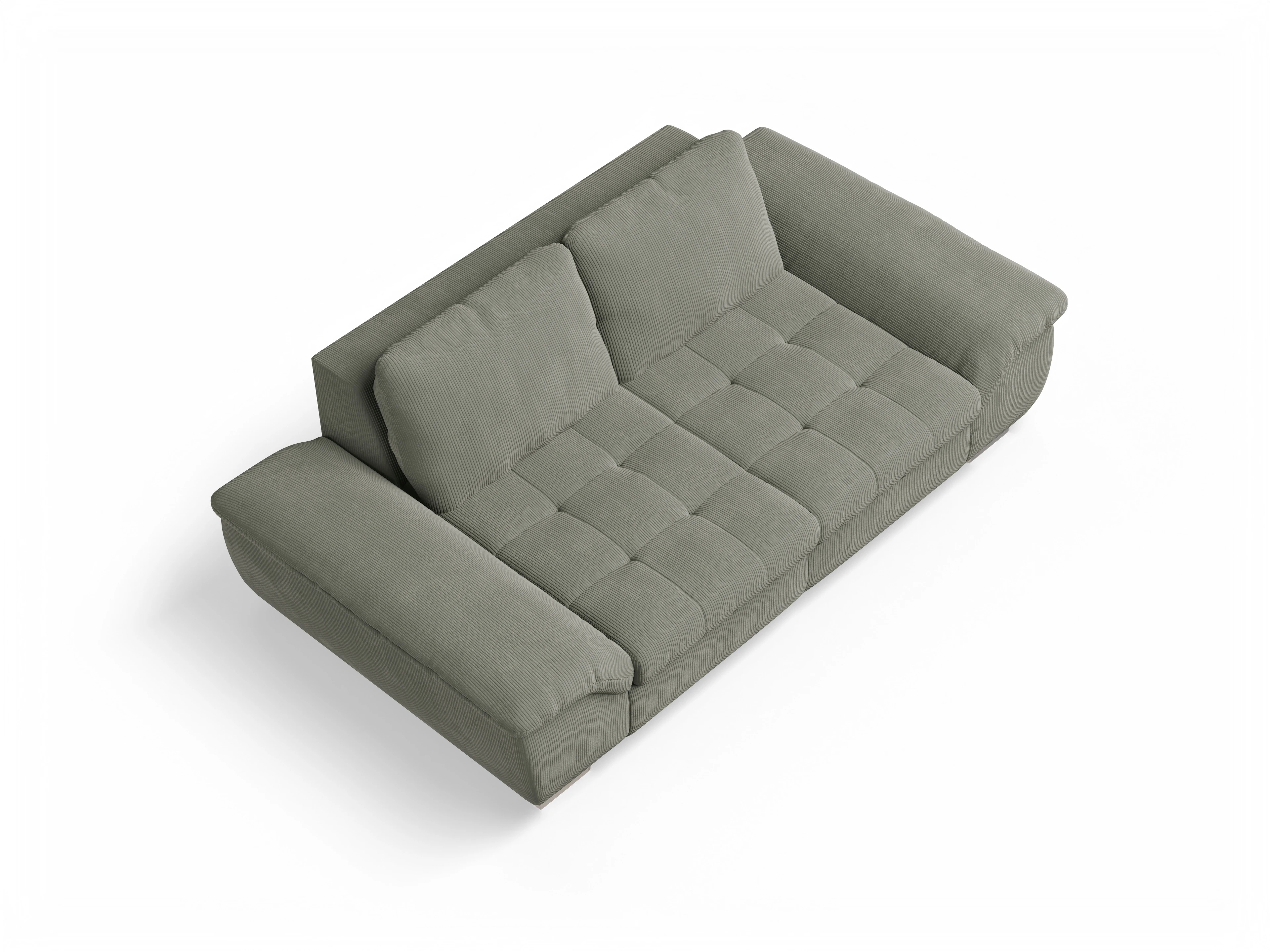 Ansicht des Produktes SC Smart 1007 2,5-Sitzer Sofa in Stoff Grün