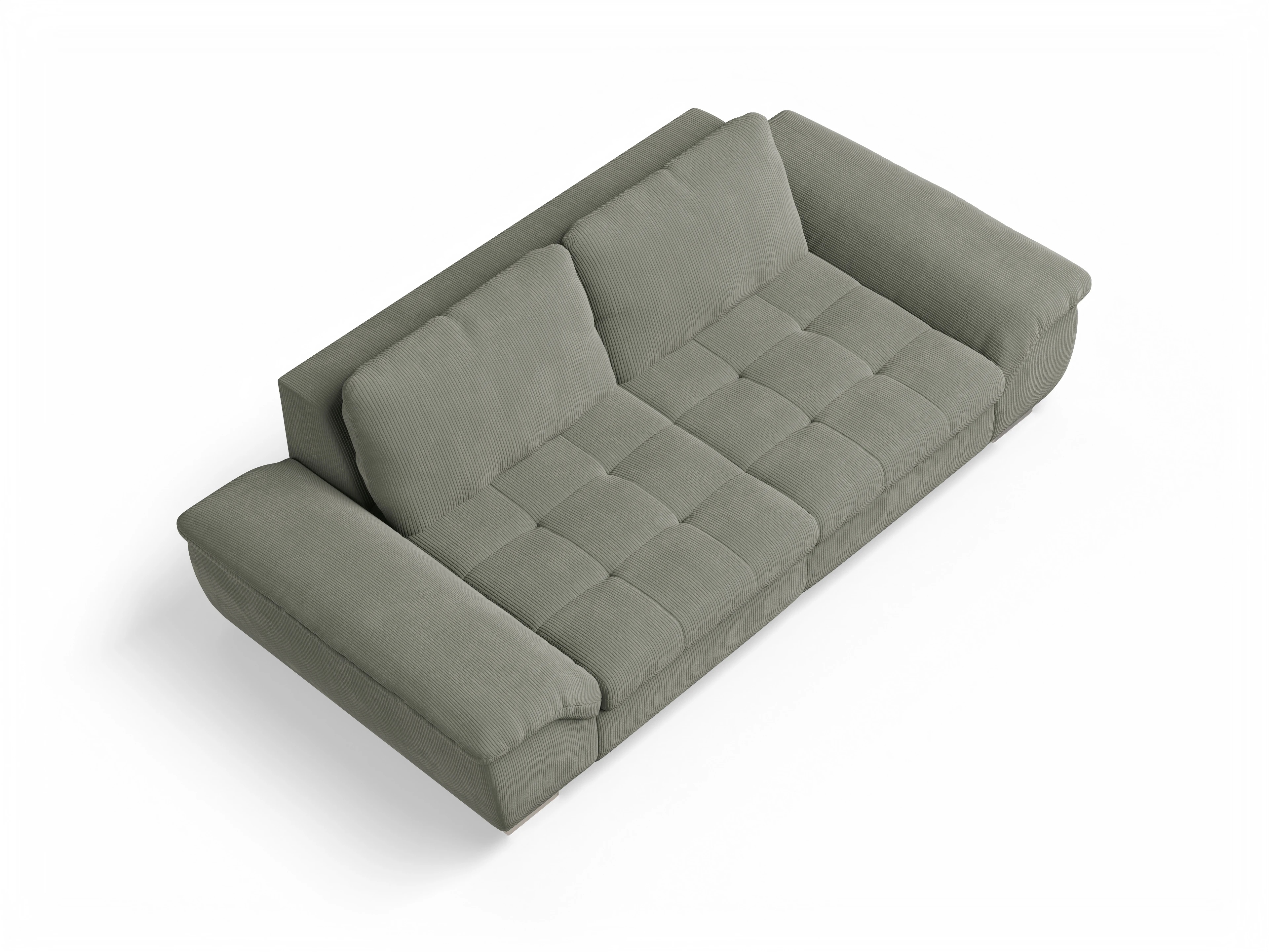 Ansicht des Produktes SC Smart 1007 3-Sitzer Sofa in Stoff Grün