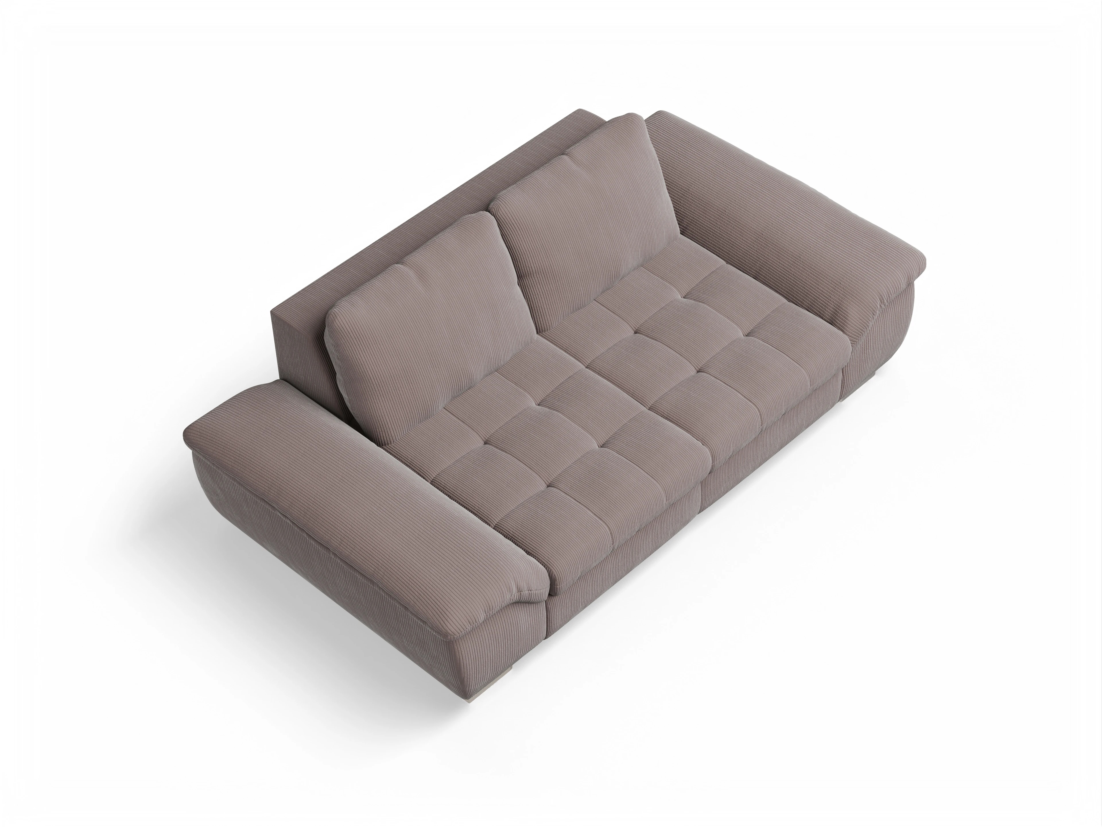 Ansicht des Produktes SC Smart 1007 2,5-Sitzer Sofa in Stoff Rosa