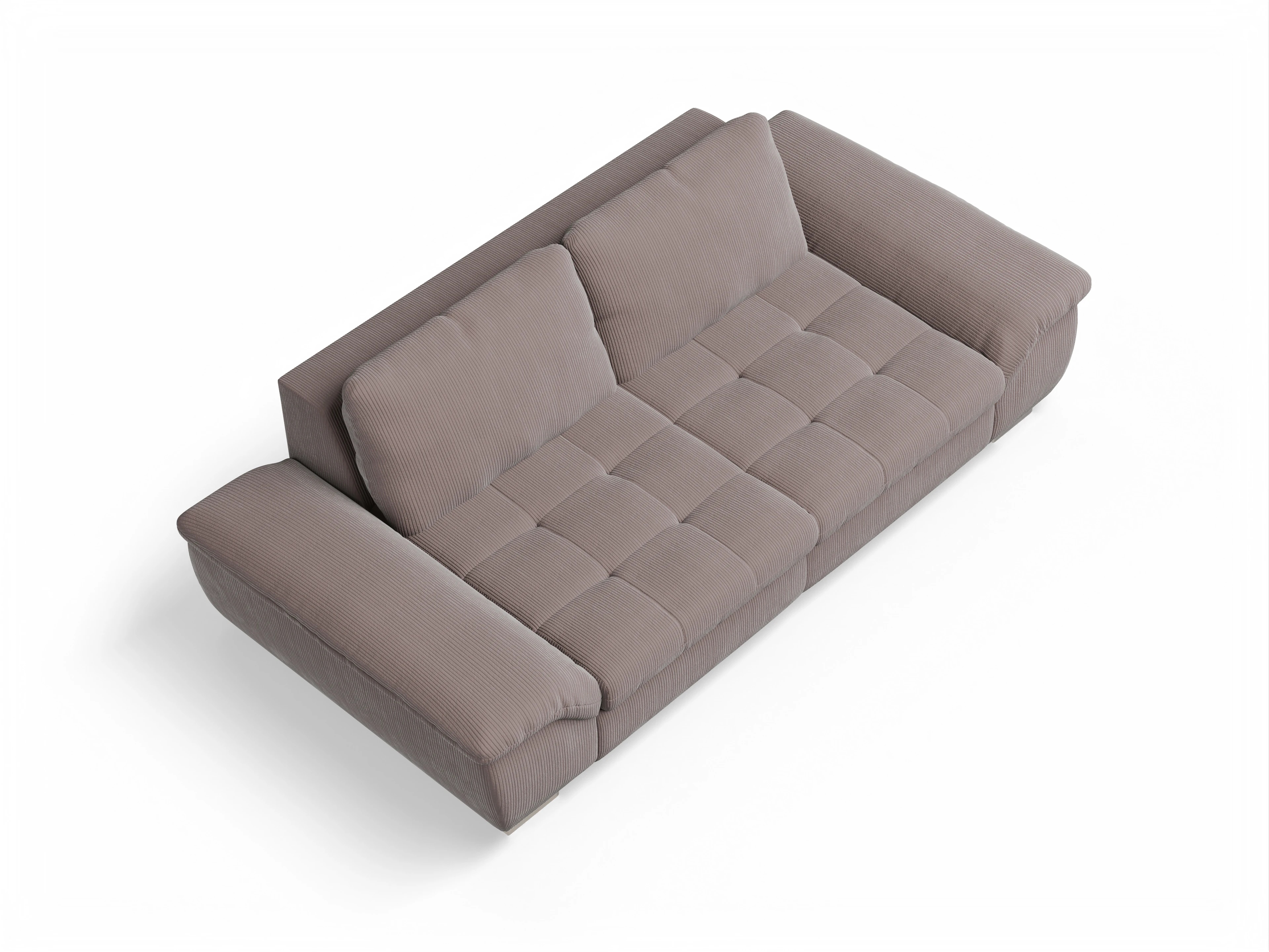 Ansicht des Produktes SC Smart 1007 3-Sitzer Sofa in Stoff Rosa