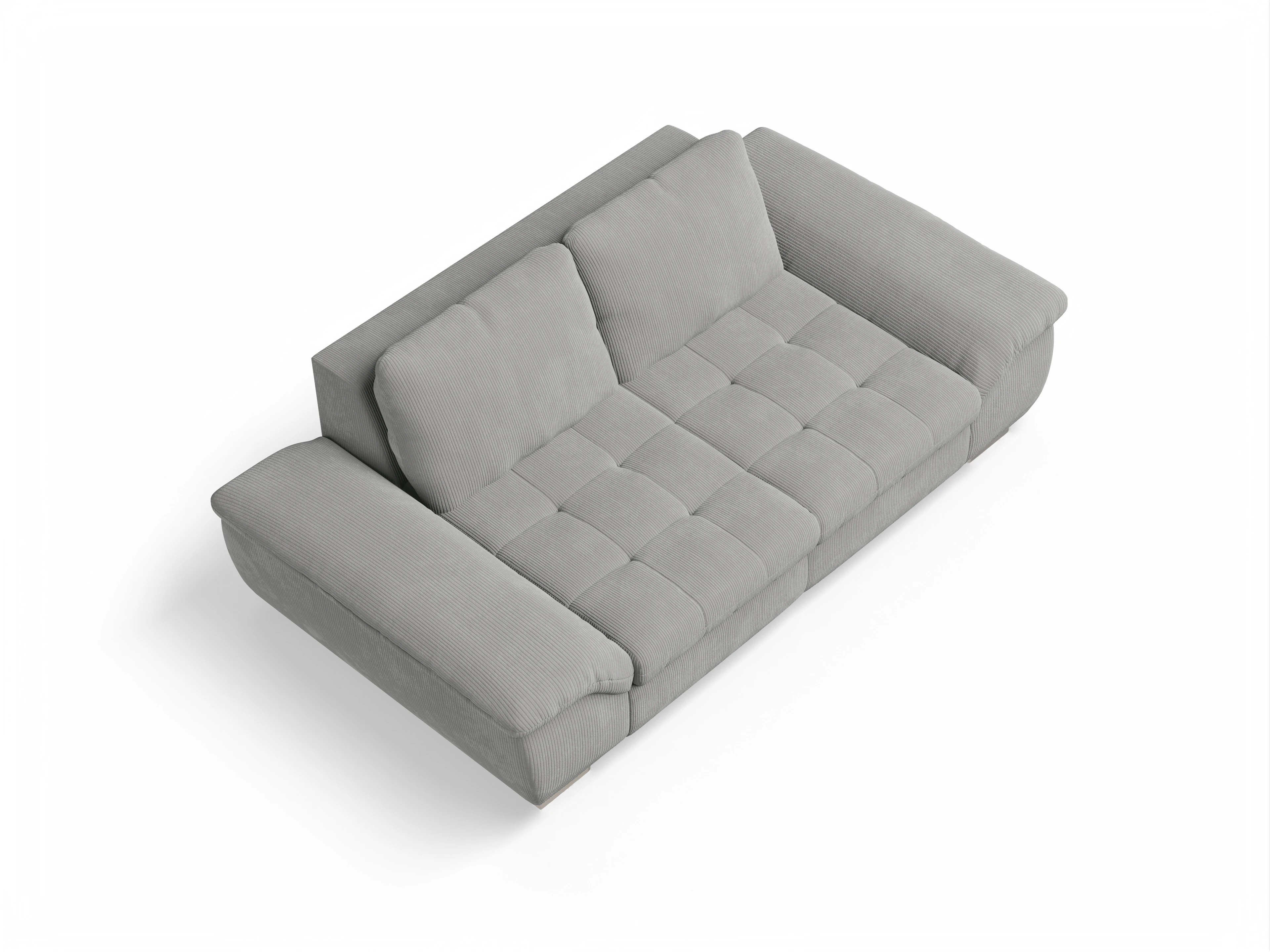Ansicht des Produktes SC Smart 1007 2,5-Sitzer Sofa in Stoff Grau