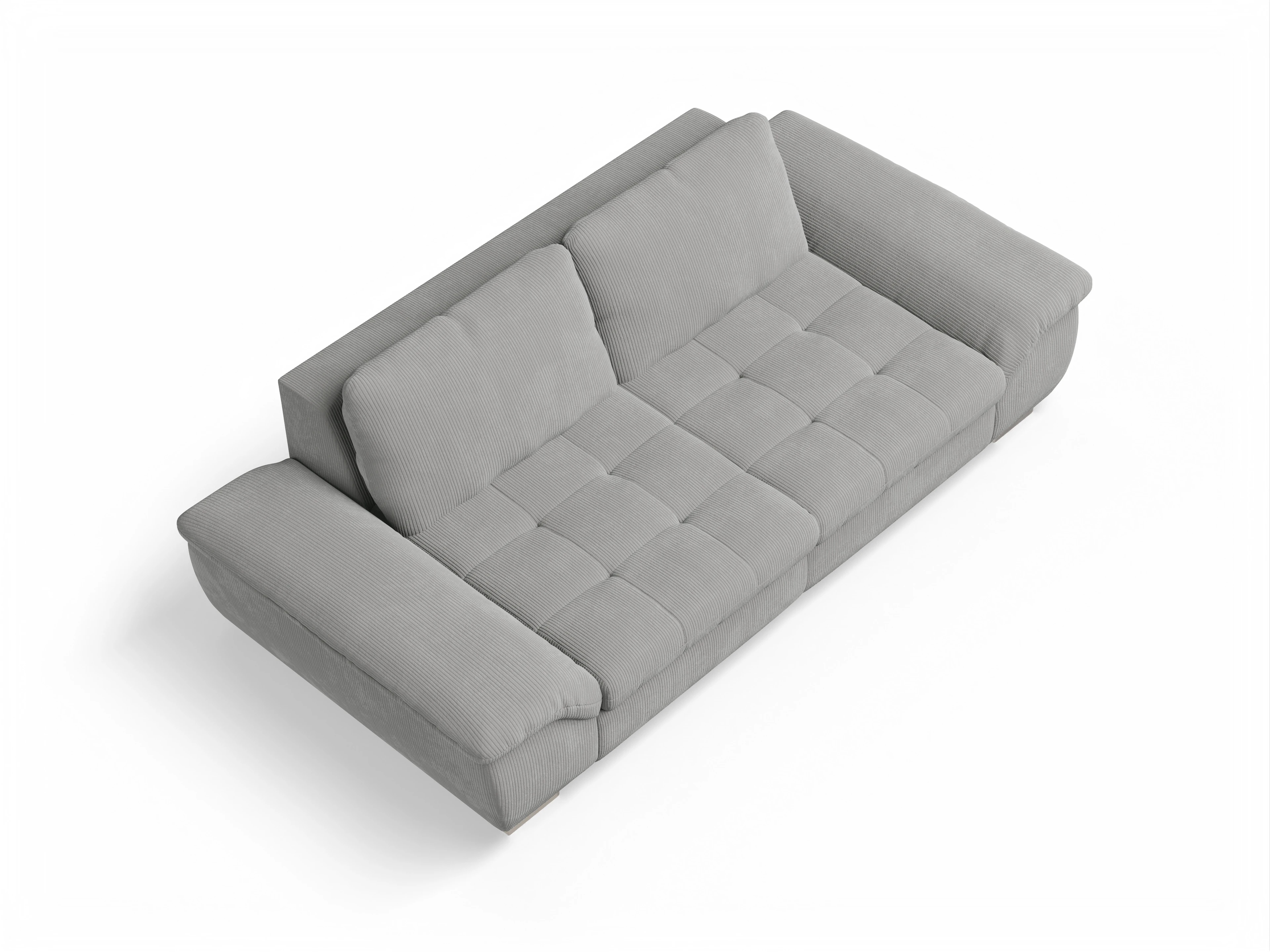 Ansicht des Produktes SC Smart 1007 3-Sitzer Sofa in Stoff Grau