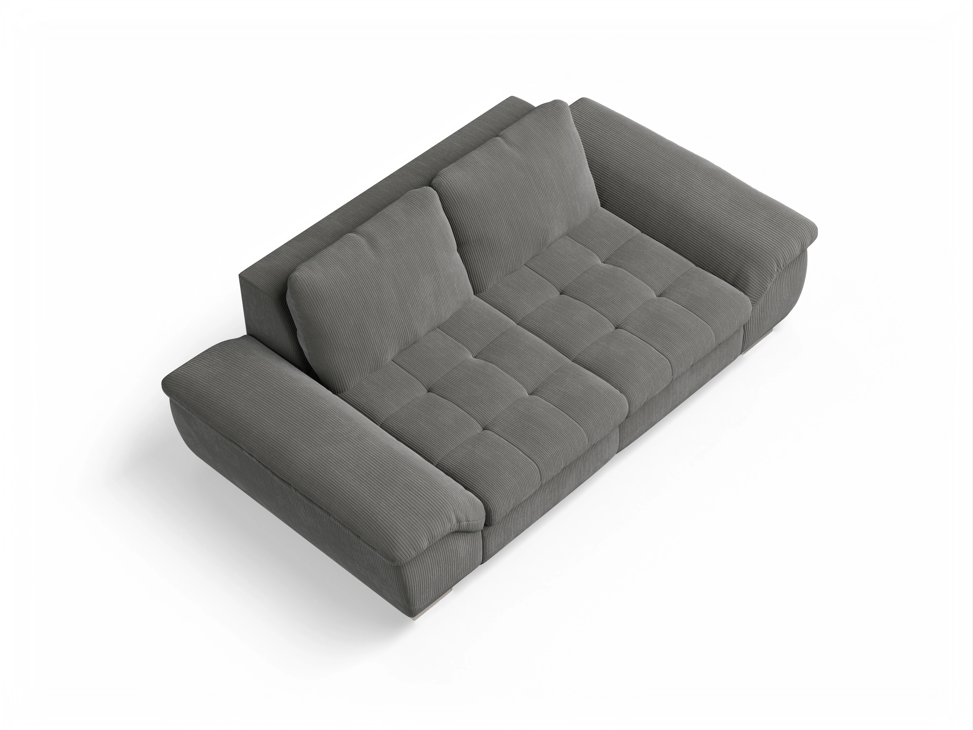 Ansicht des Produktes SC Smart 1007 2,5-Sitzer Sofa in Stoff Braun