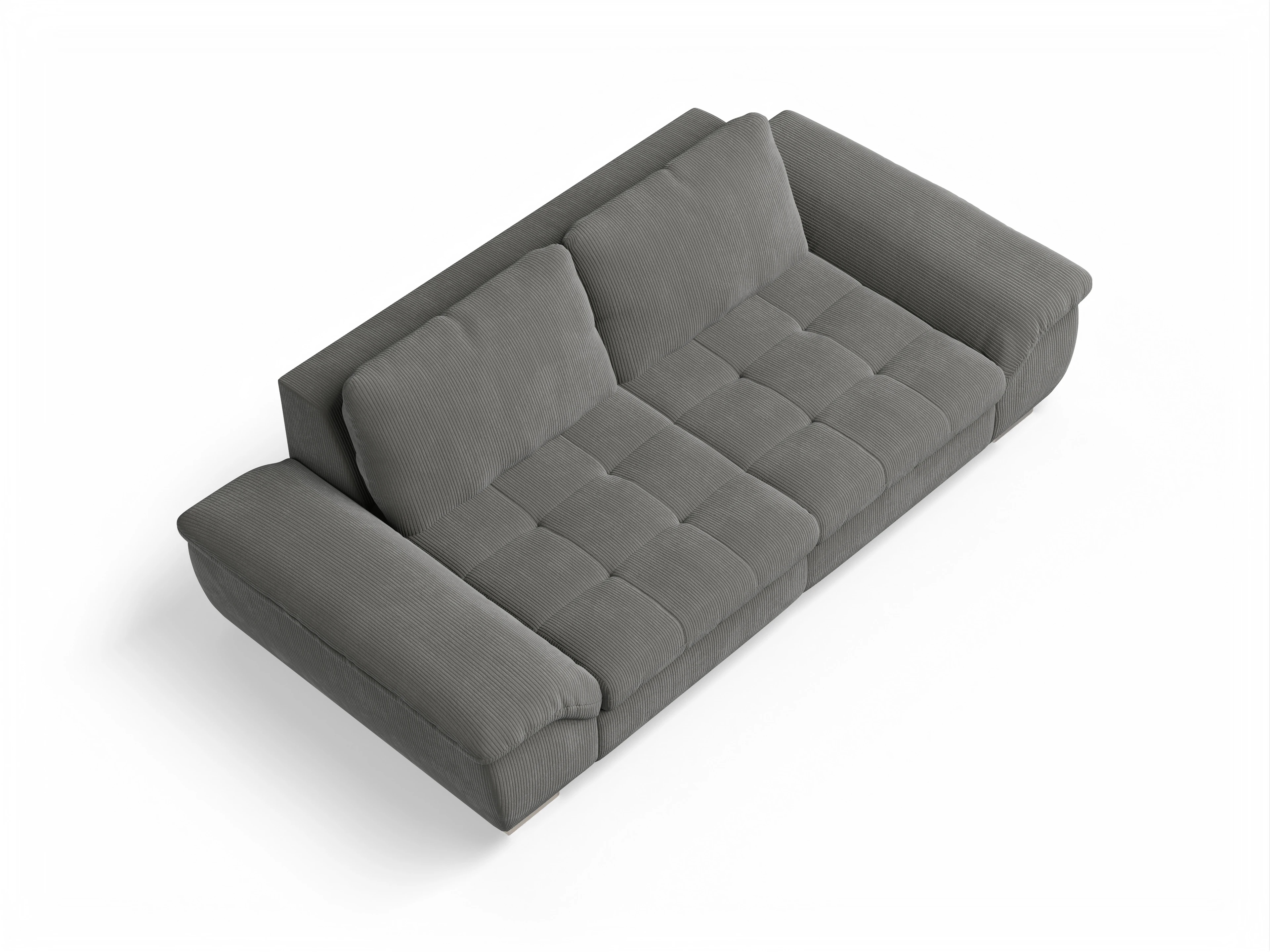 Ansicht des Produktes SC Smart 1007 3-Sitzer Sofa in Stoff Braun
