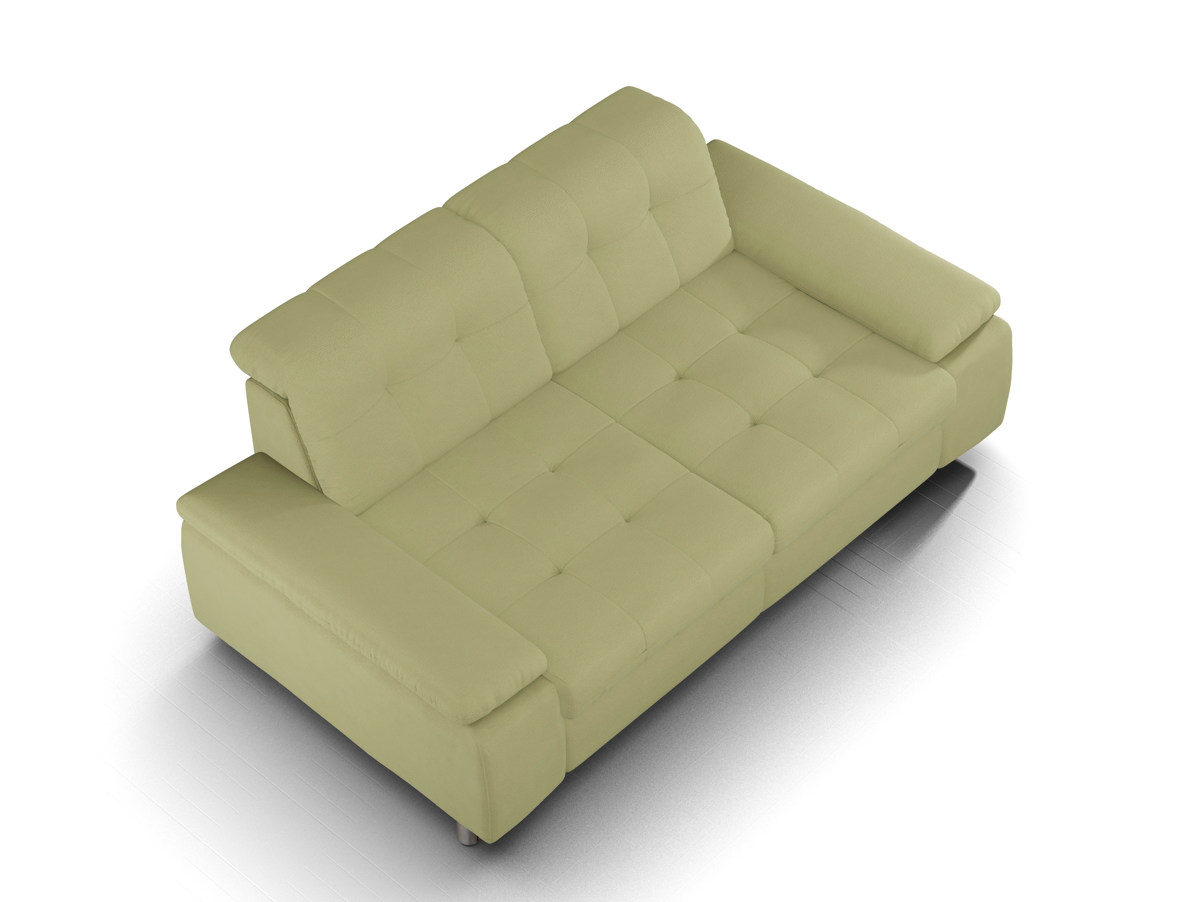 Ansicht des Produktes SC Smart 1012 3-Sitzer Sofa in Stoff Grün