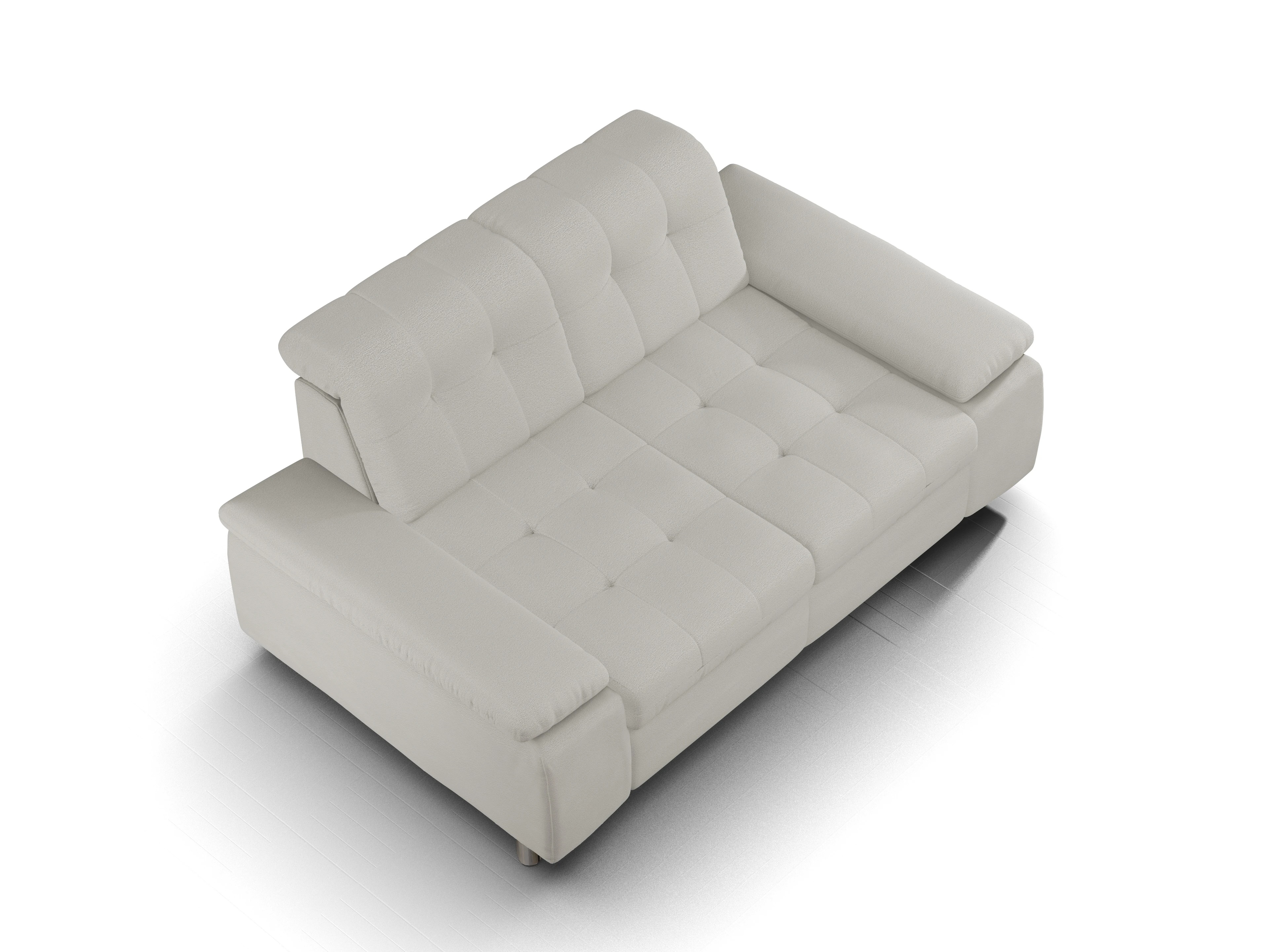 Ansicht des Produktes SC Smart 1012 2,5-Sitzer Sofa in Stoff Grau
