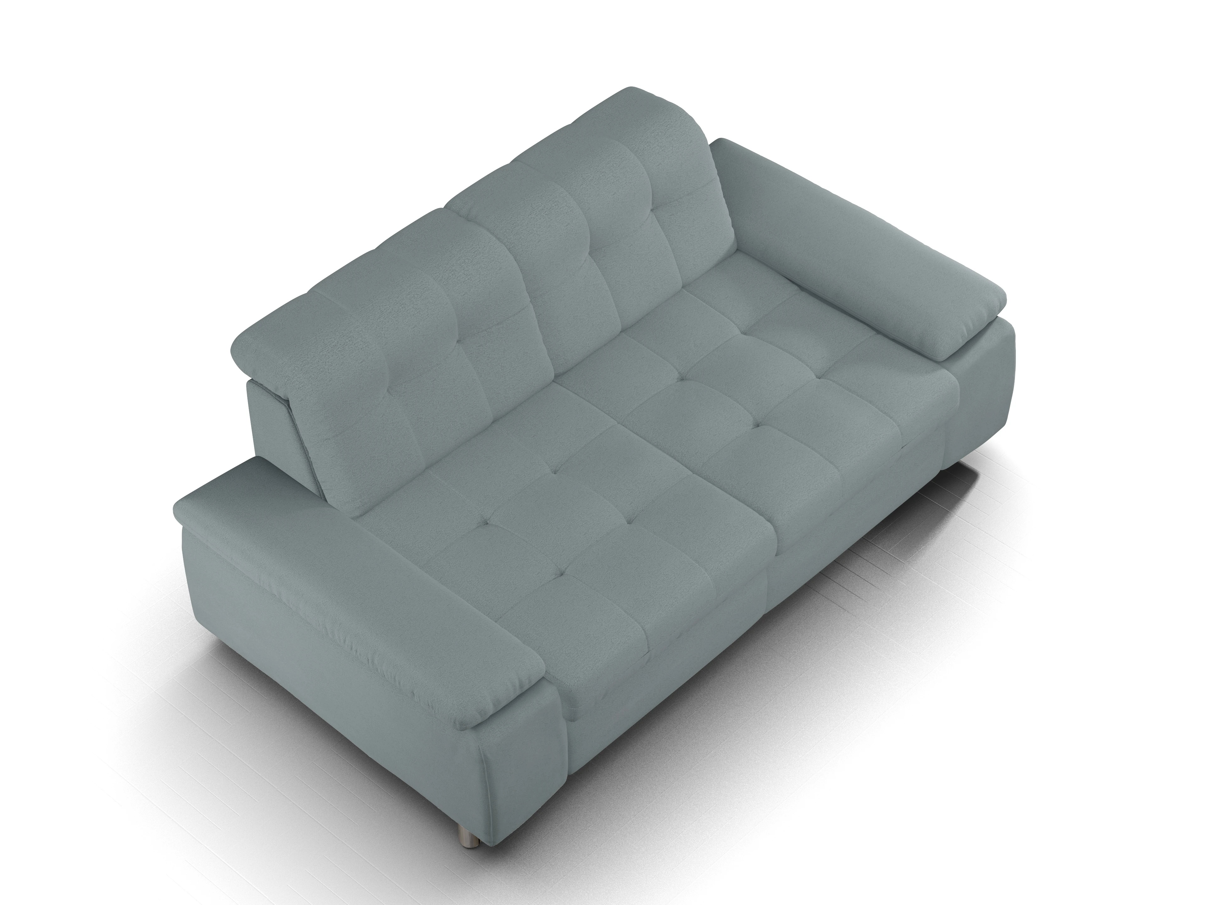 Ansicht des Produktes SC Smart 1012 3-Sitzer Sofa in Stoff Grau