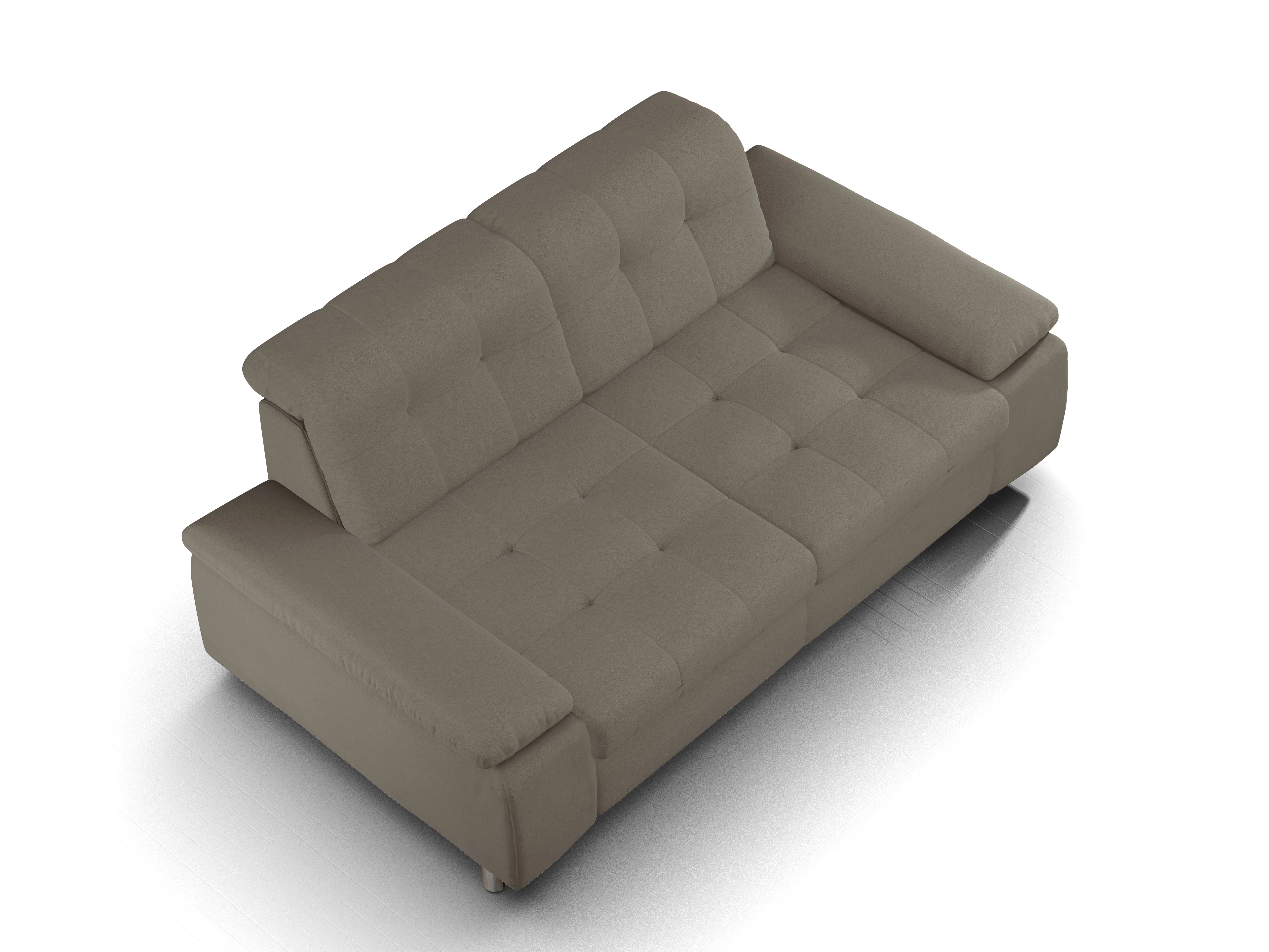 Ansicht des Produktes SC Smart 1012 3-Sitzer Sofa in Stoff Grau