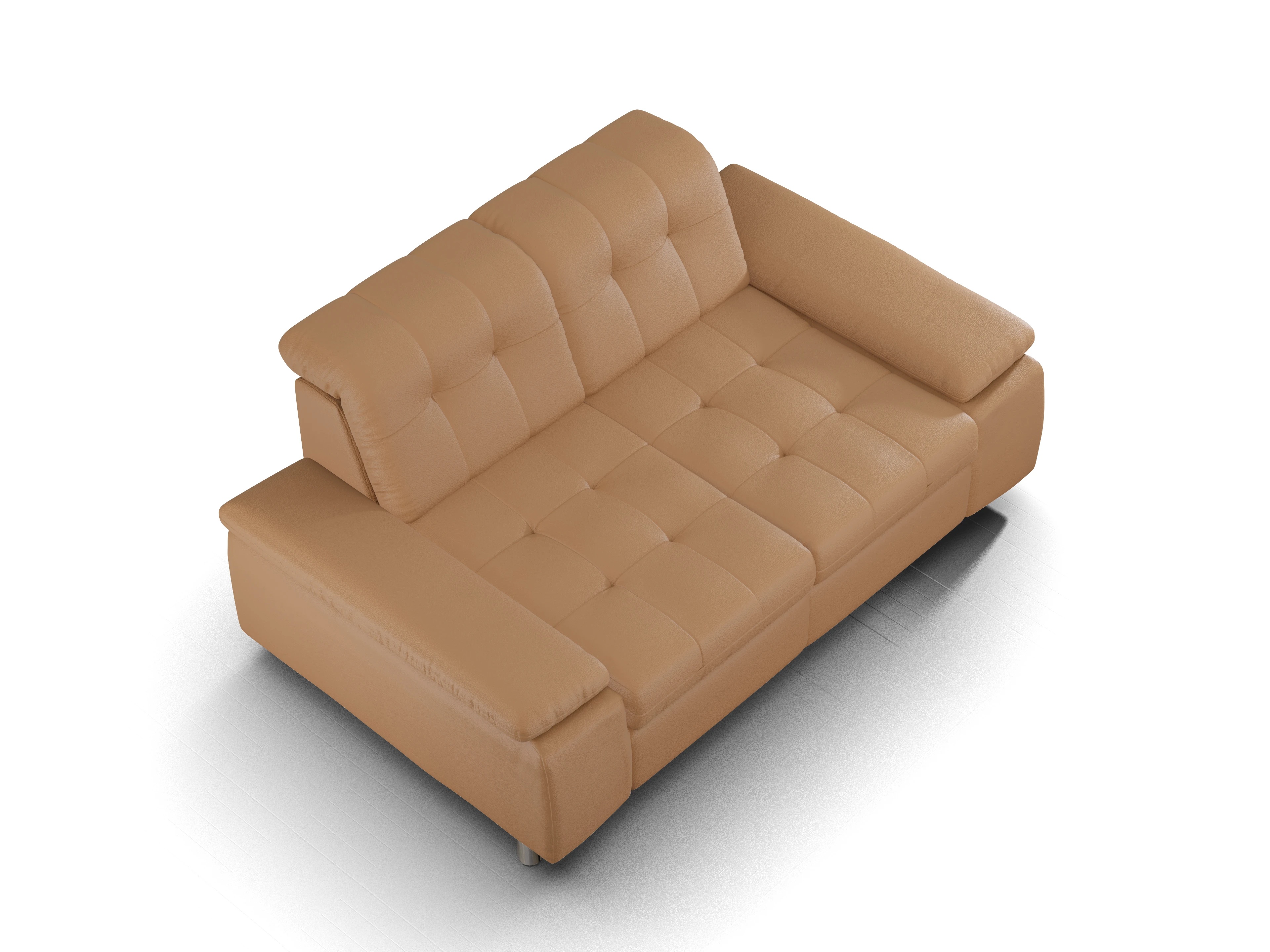 Ansicht des Produktes SC Smart 1012 2,5-Sitzer Sofa in Stoff Braun