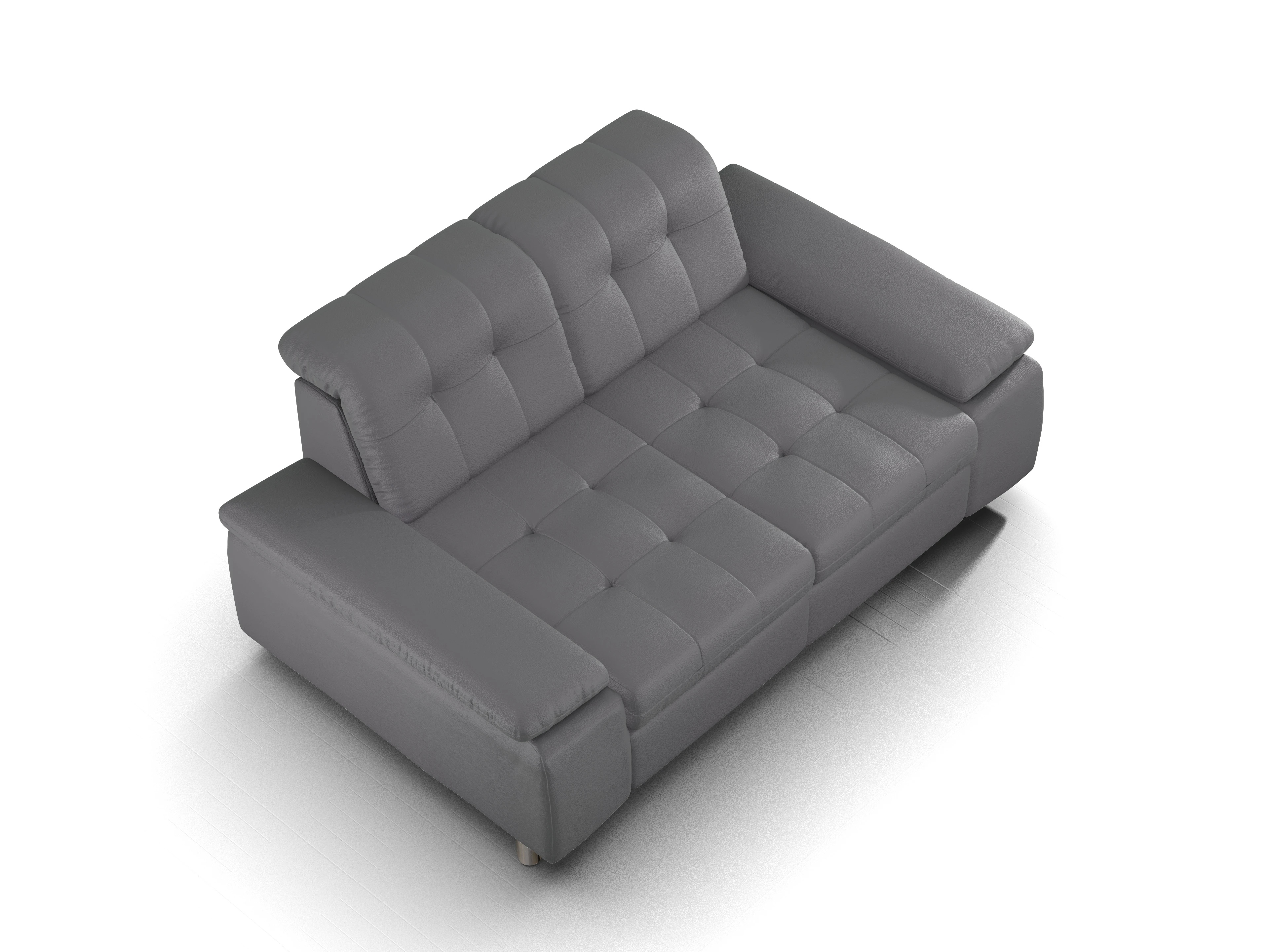 Ansicht des Produktes SC Smart 1012 2,5-Sitzer Sofa in Stoff Grau