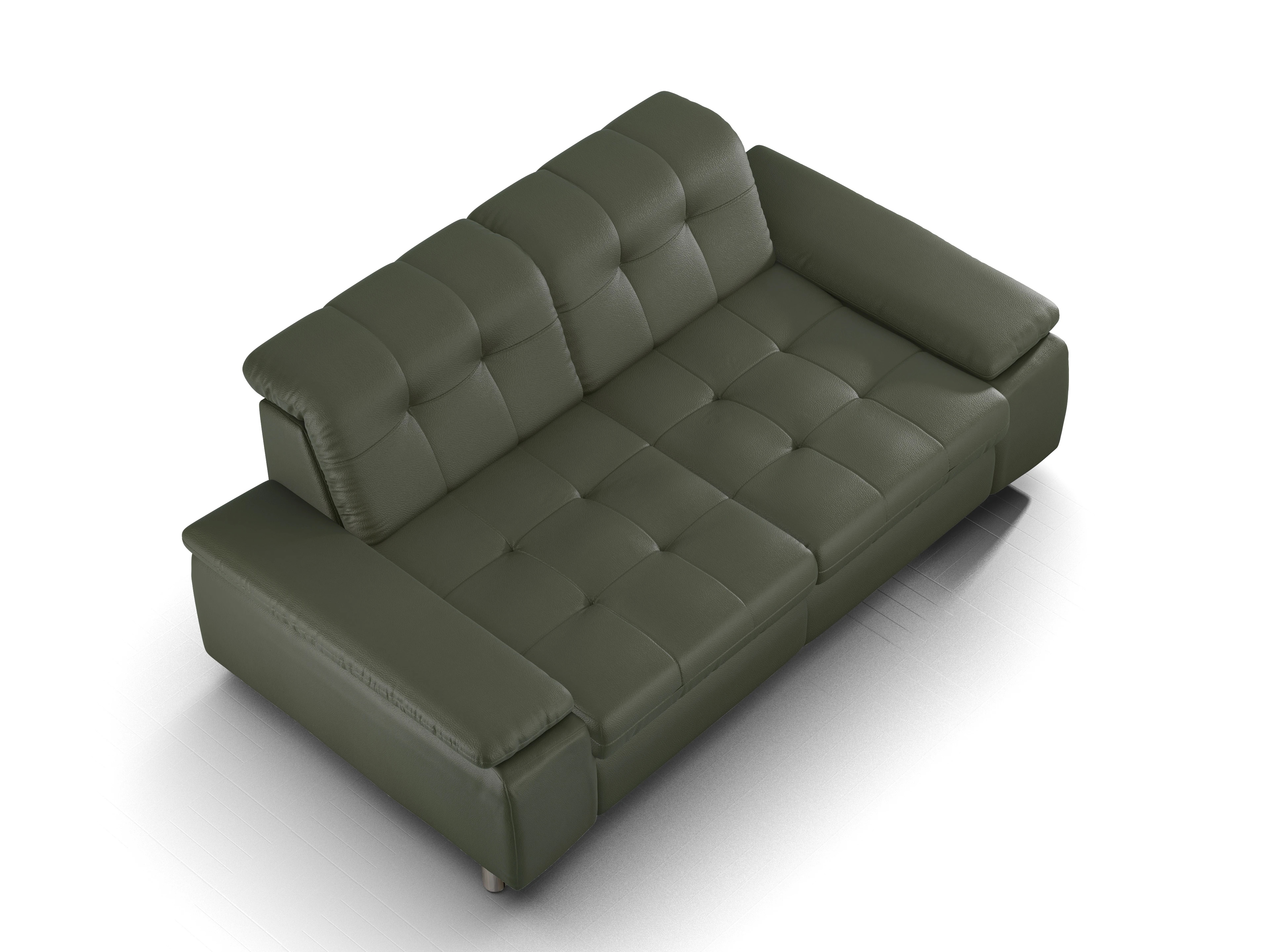 Ansicht des Produktes SC Smart 1012 3-Sitzer Sofa in Stoff Grün