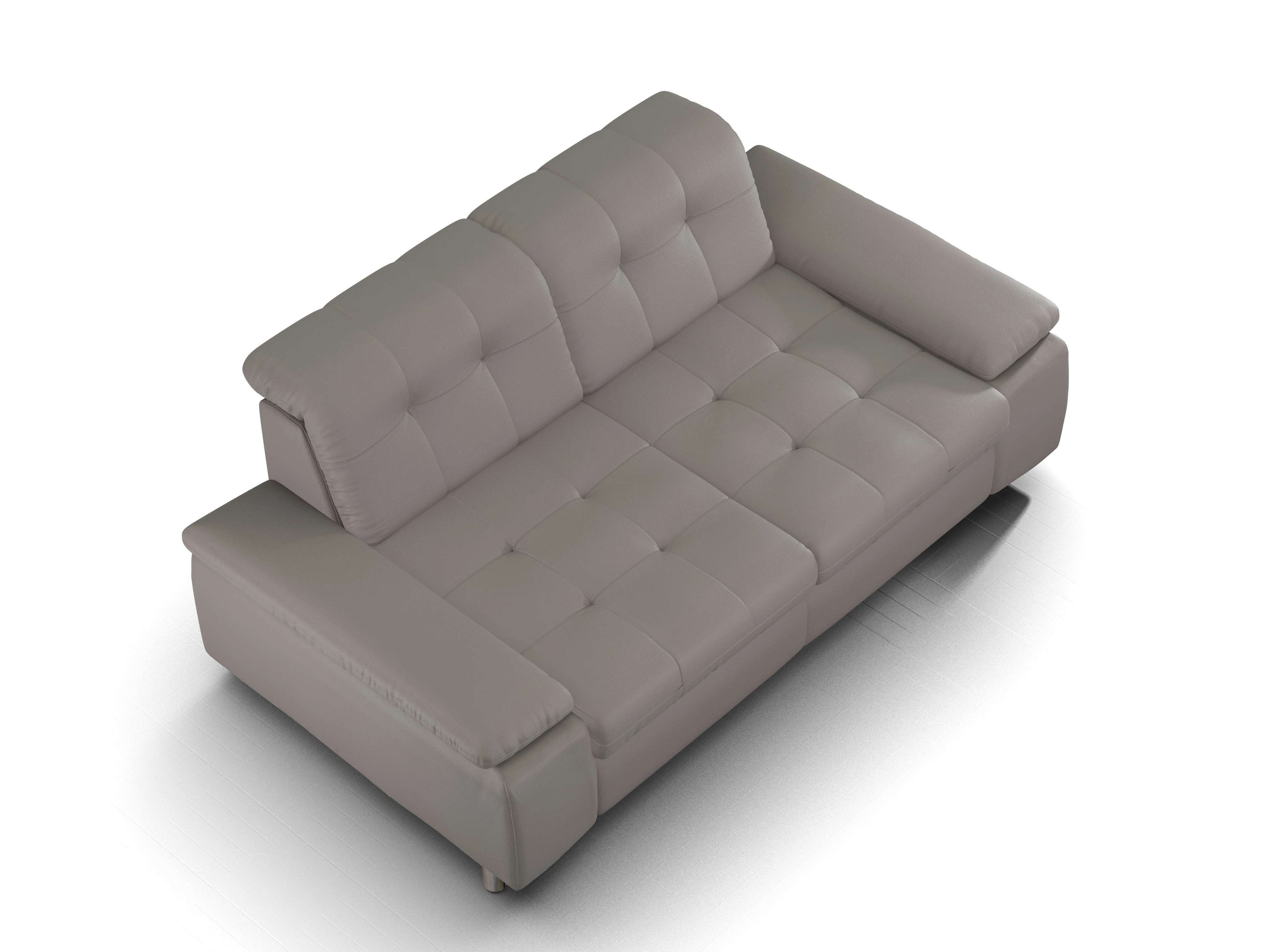 Ansicht des Produktes SC Smart 1012 3-Sitzer Sofa in Stoff Braun
