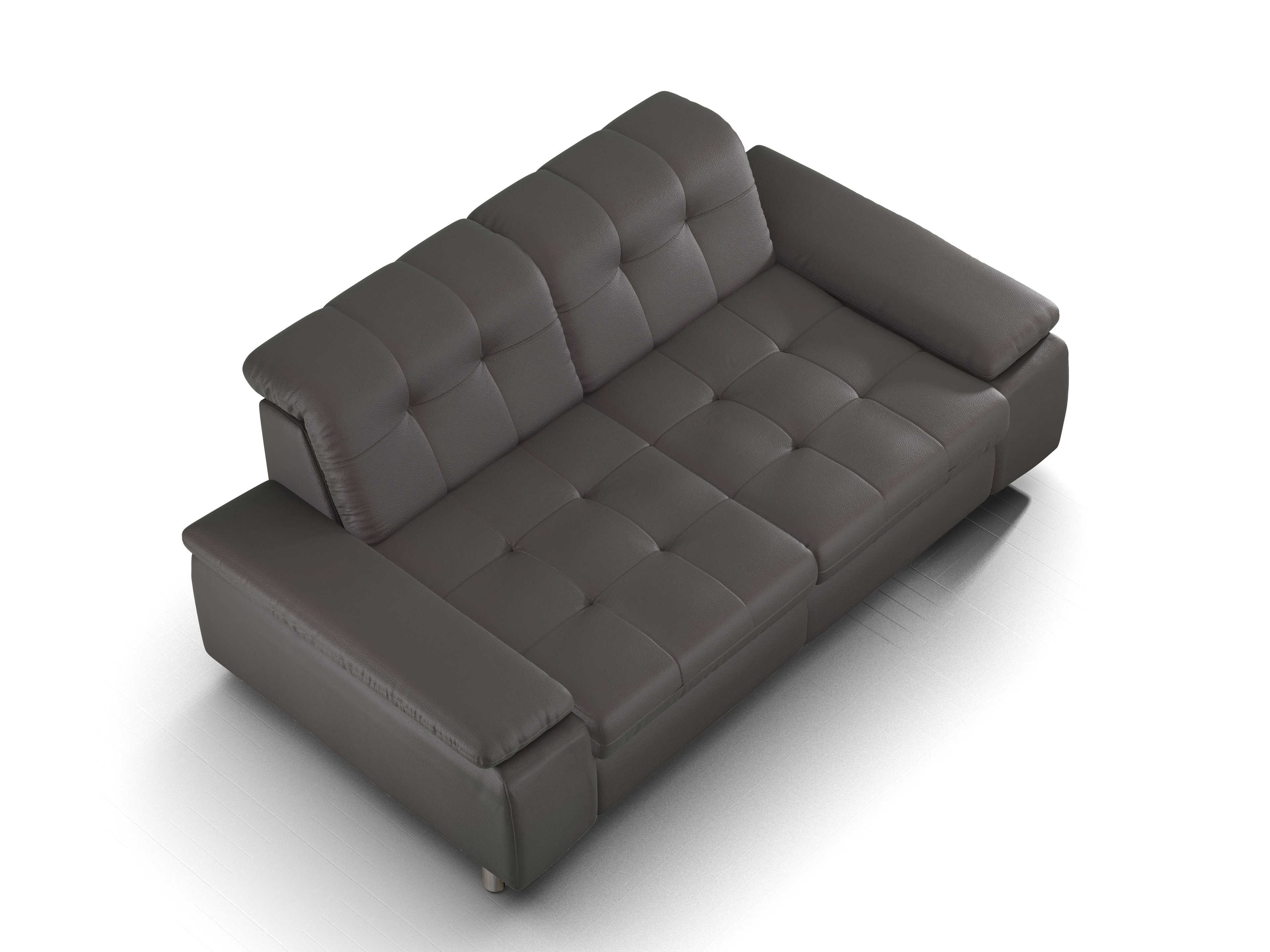 Ansicht des Produktes SC Smart 1012 3-Sitzer Sofa in Stoff Braun