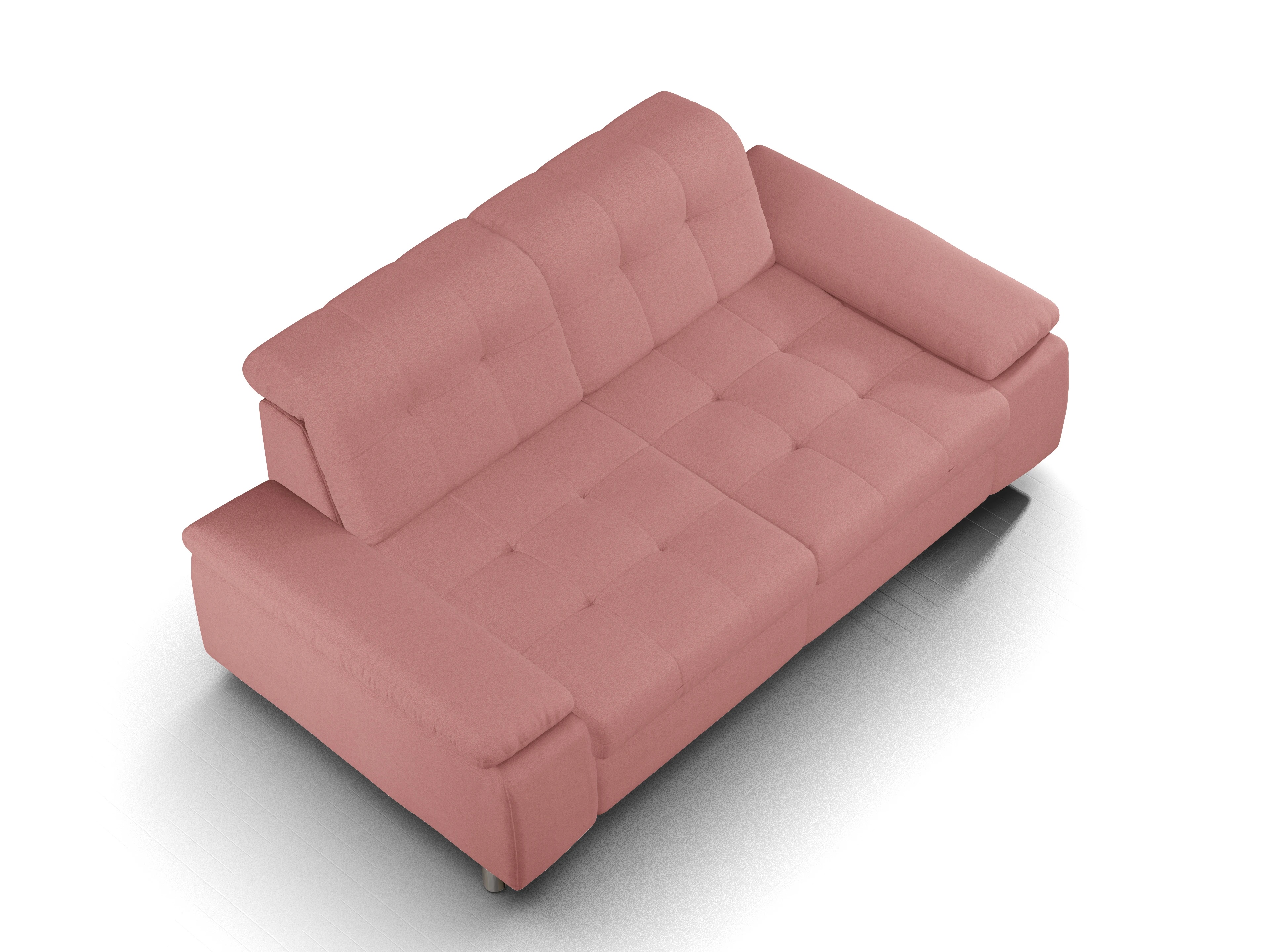 Ansicht des Produktes SC Smart 1012 3-Sitzer Sofa in Stoff Rosa