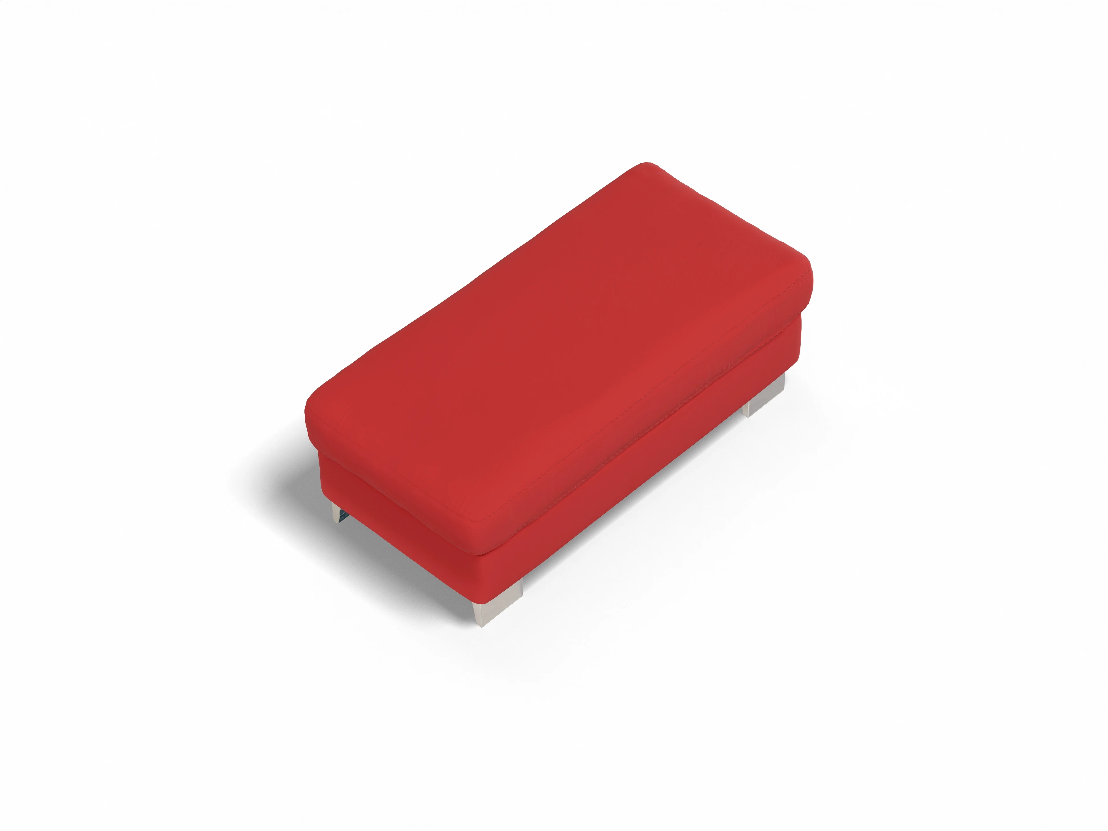 Sitz Concept Family 1028 Hockerbank Ansicht des Produktes SC Family 1028 Hocker in Stoff Rot