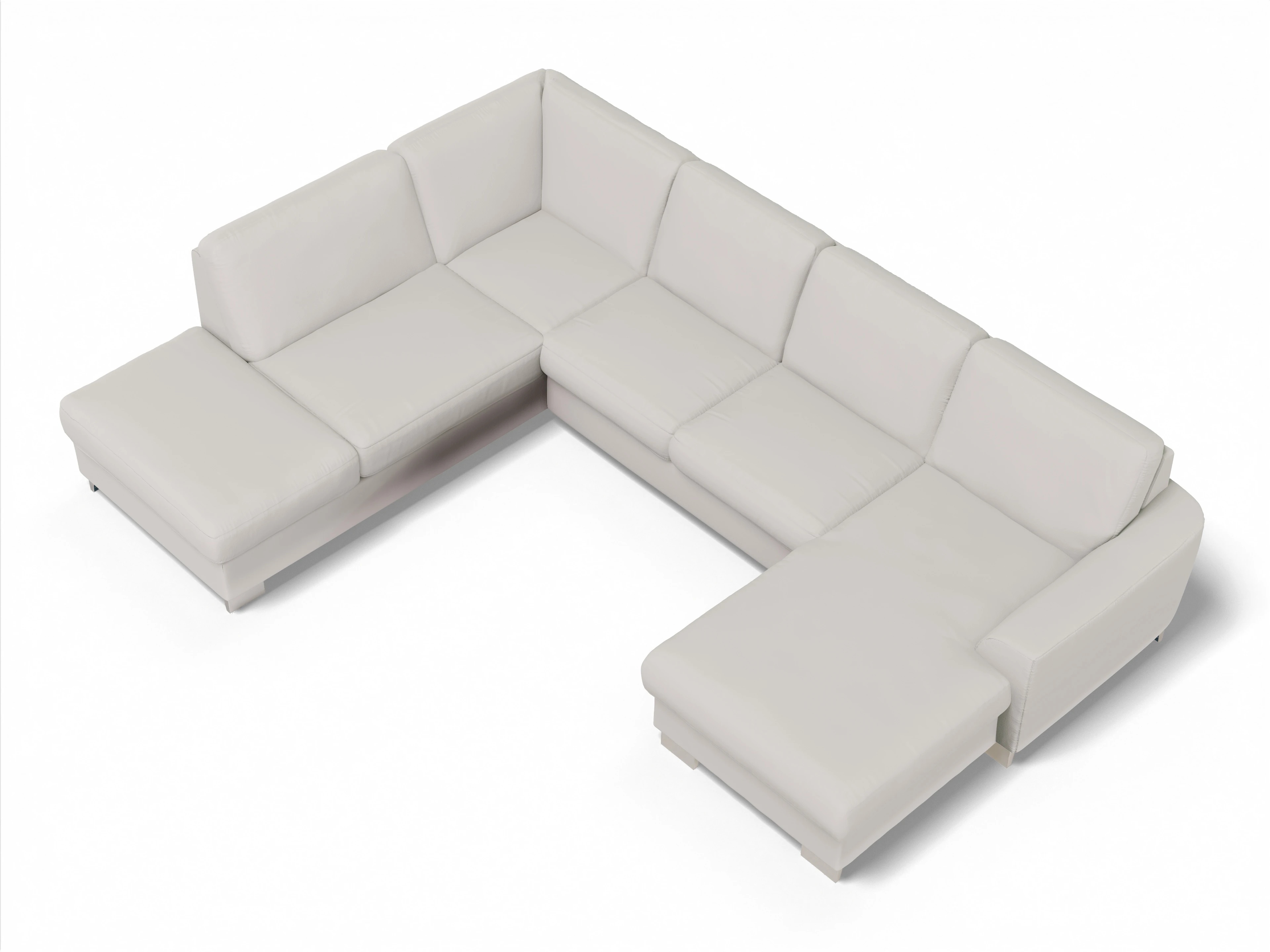 Sitz Concept Family 1028 15KOCan Medium L Ansicht des Produktes SC Family 1028 Wohnlandschaft offen beidseitig in Stoff Beige