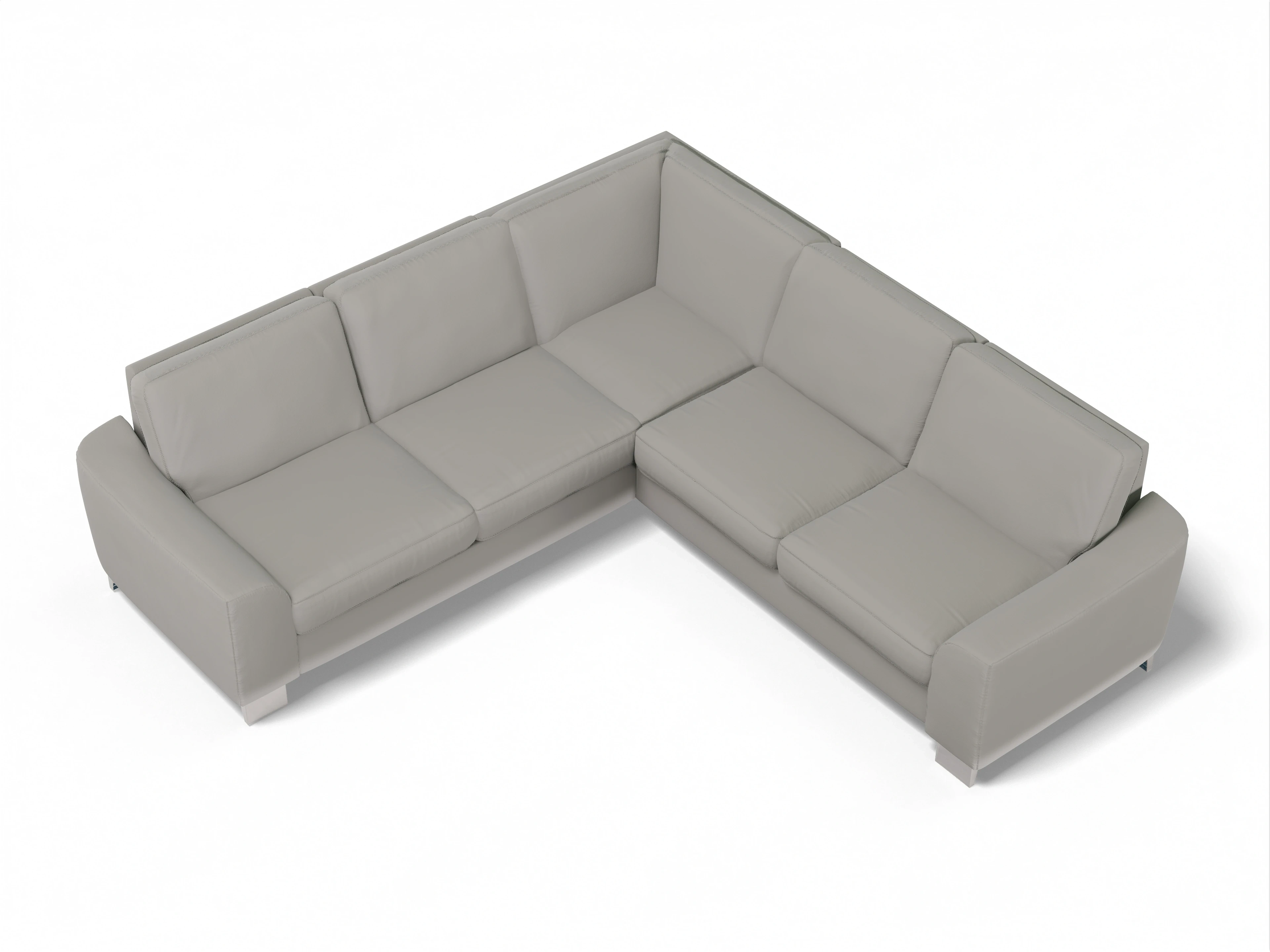 Sitz Concept Family 1028 SE Medium Ansicht des Produktes SC Family 1028 Ecksofa gleichschenklig in Stoff Beige