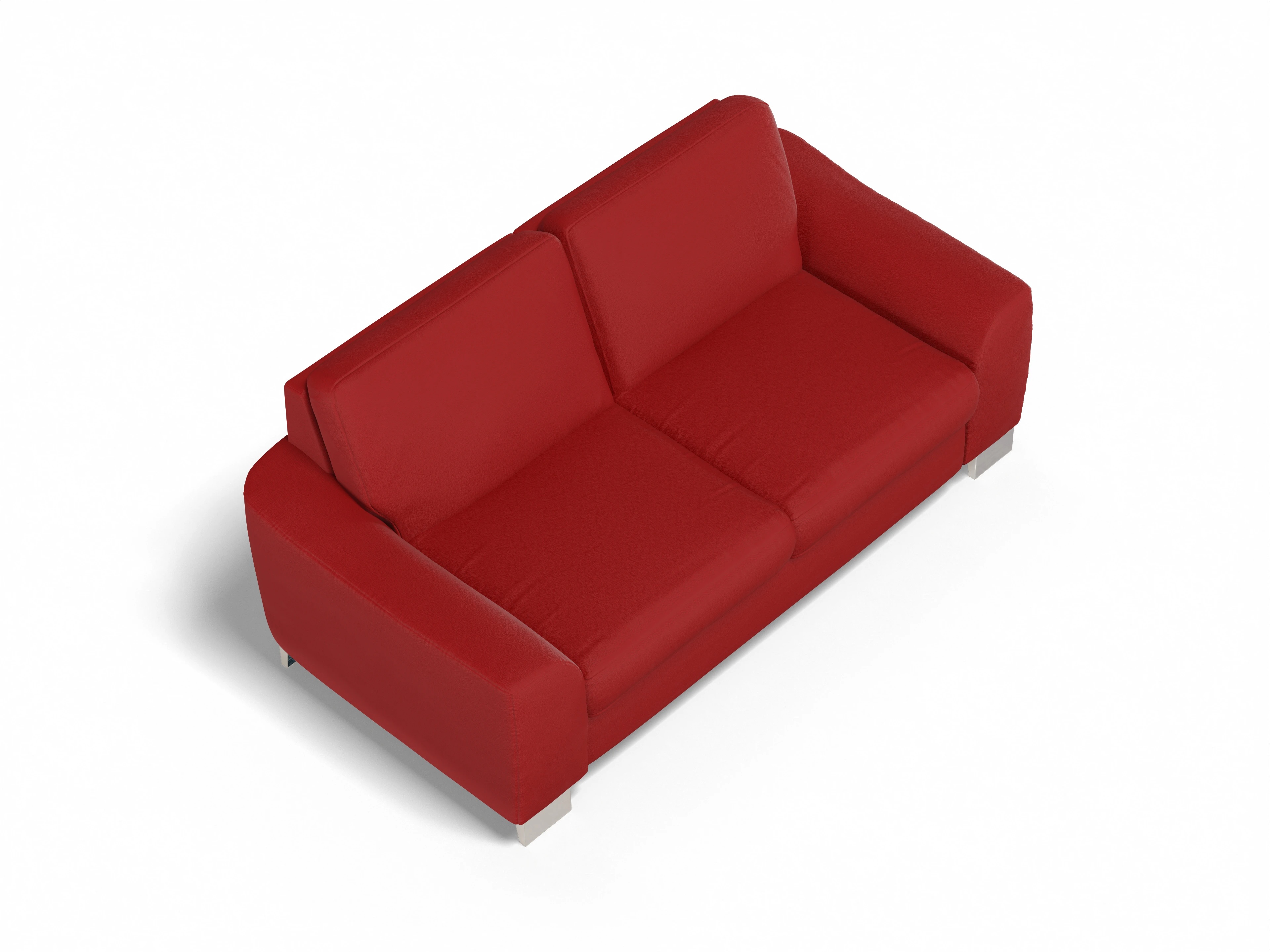 Ansicht des Produktes SC Family 1028 2,5-Sitzer Sofa in Stoff Rot