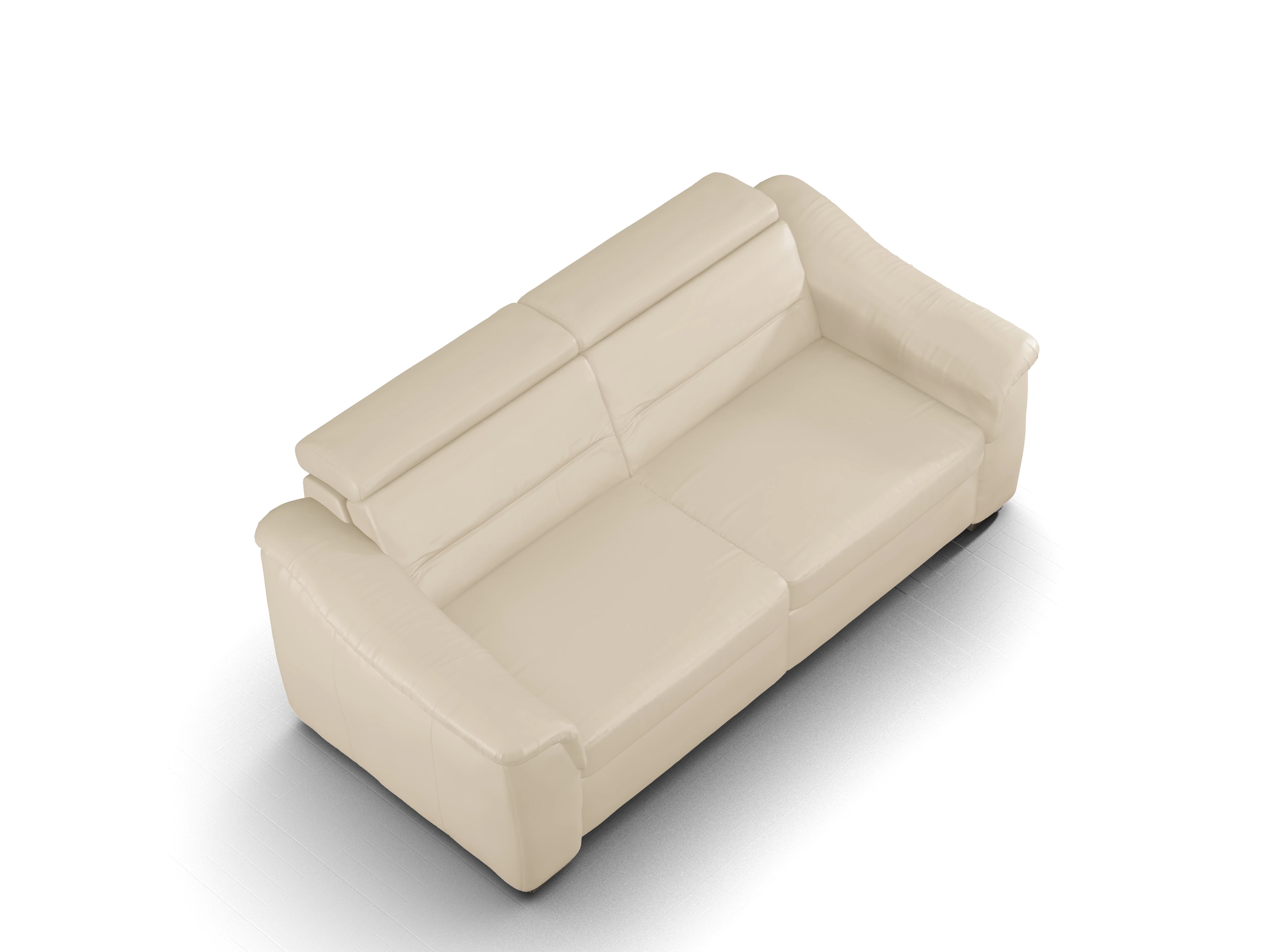 Sitz Concept Select 1008 3-Sitzer Sofa Ansicht des Produktes SC Select 1008 3-Sitzer Sofa in Leder Beige