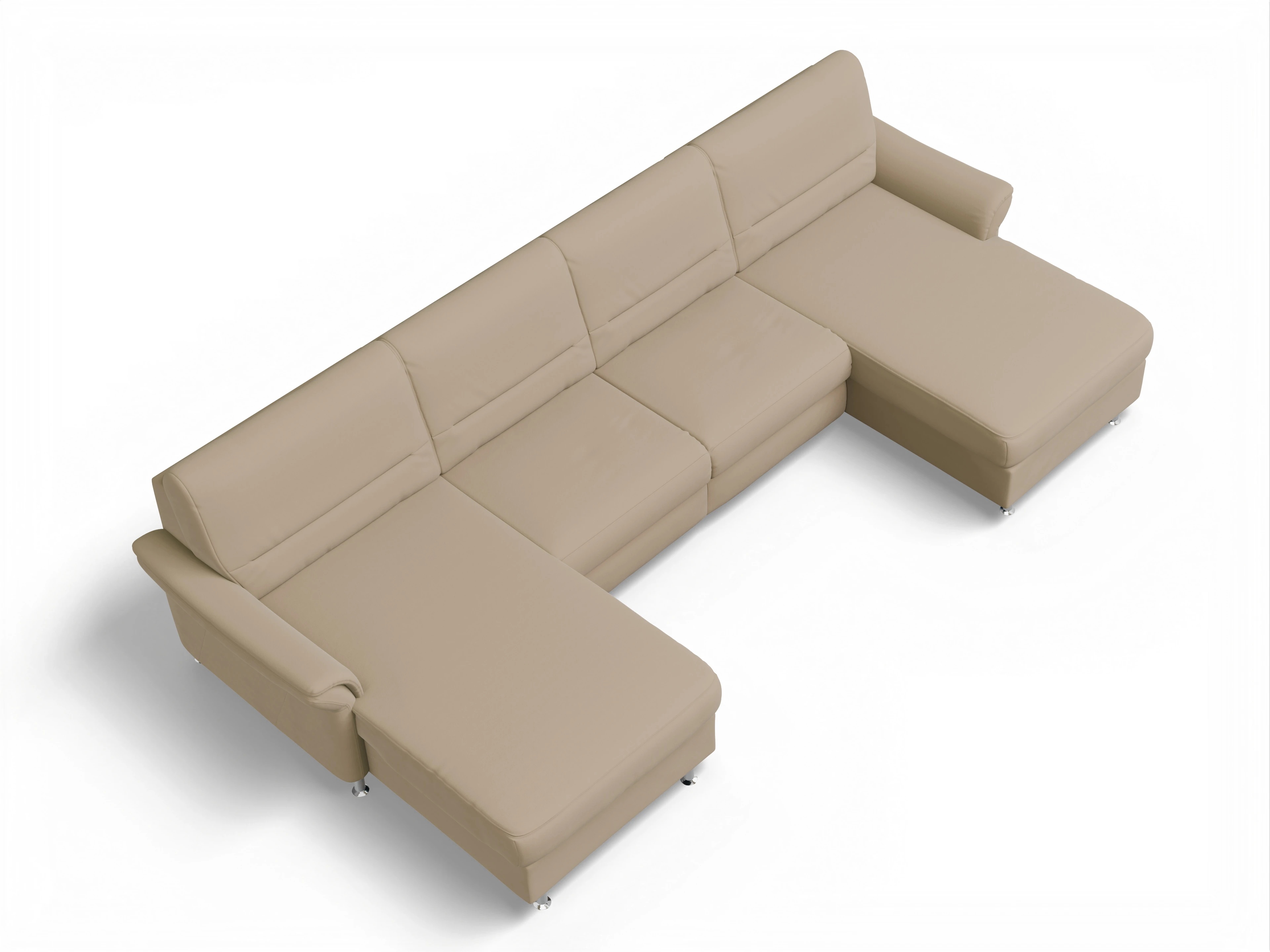 Sitz Concept Family 1010 Canapé Medium Ansicht des Produktes SC Family 1010 Wohnlandschaft offen beidseitig in Stoff Beige