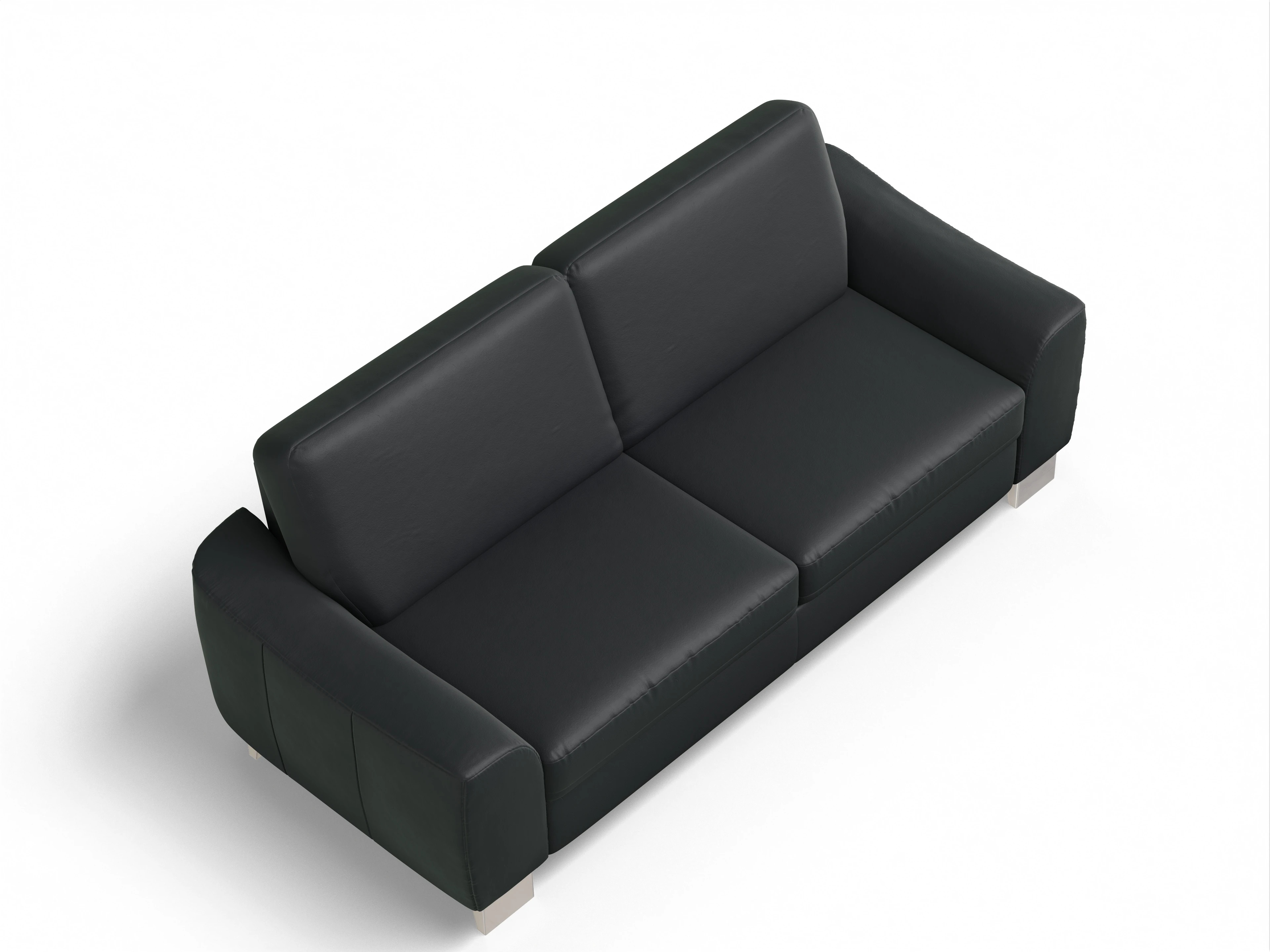 Ansicht des Produktes Sitz Concept select 1028 3-Sitzer Sofa in Leder Grau