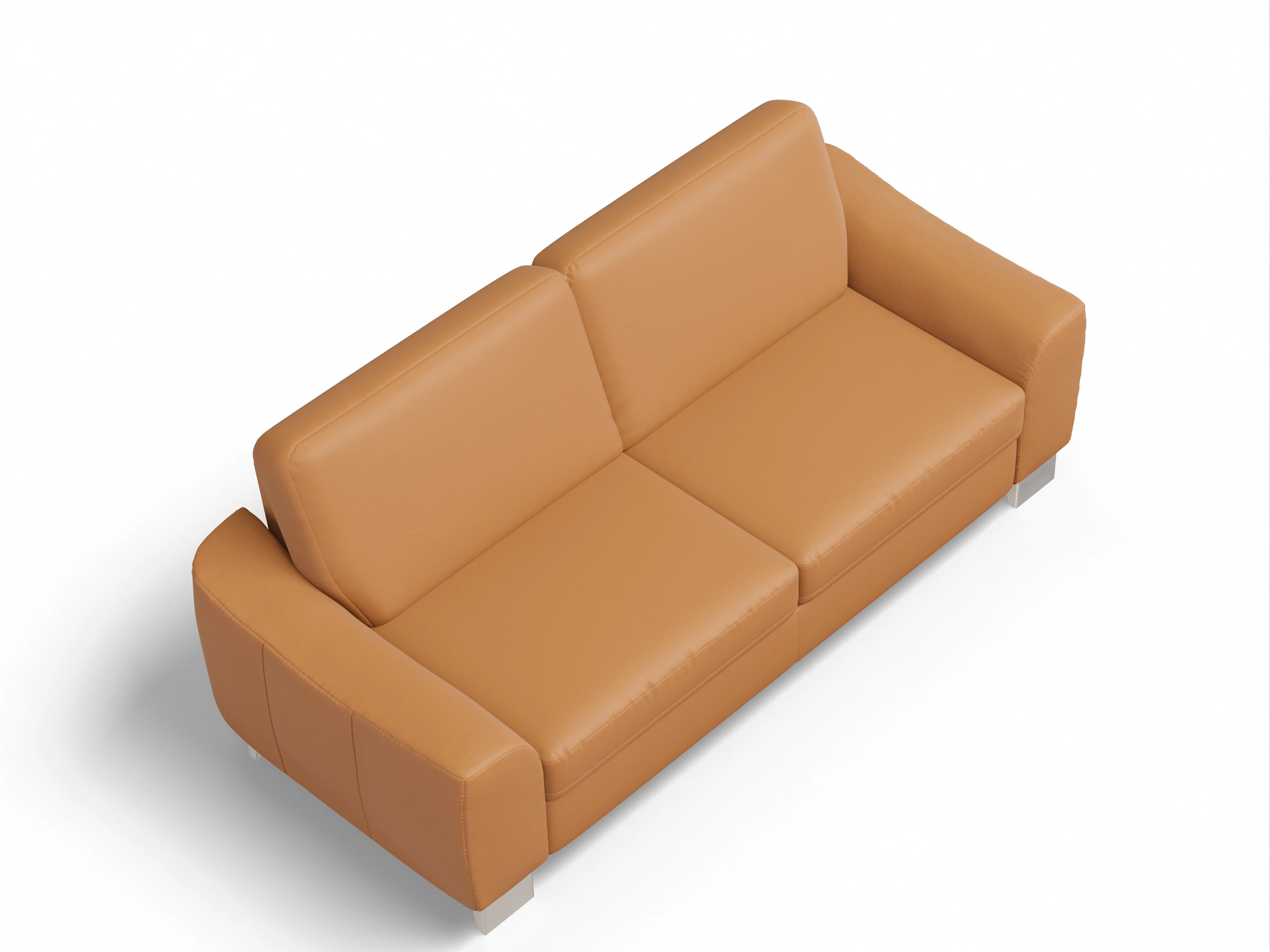 Ansicht des Produktes Sitz Concept select 1028 3-Sitzer Sofa in Leder Orange
