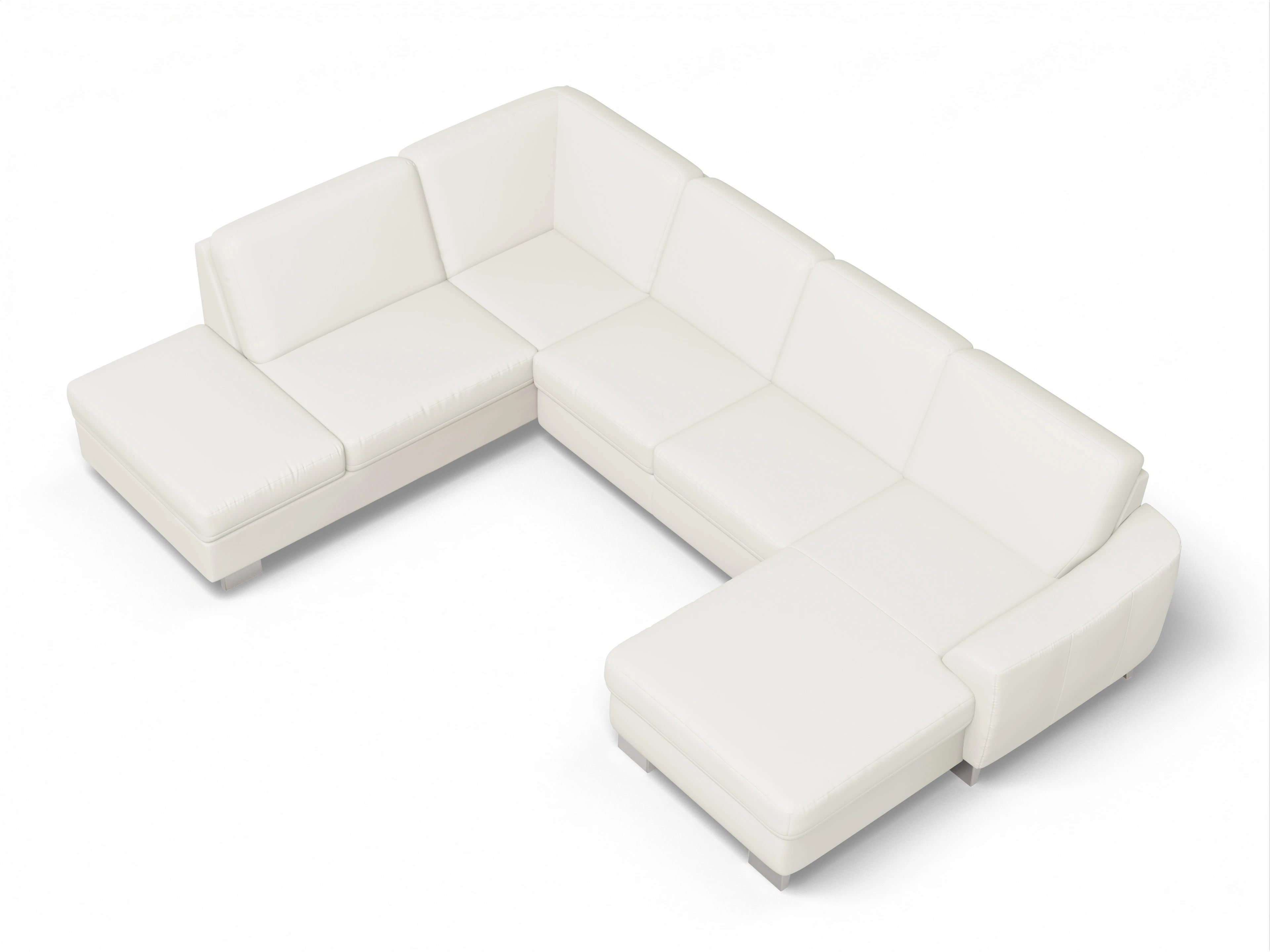 Ansicht des Produktes Sitz Concept select 1028 Wohnlandschaft offen beidseitig in Leder Beige