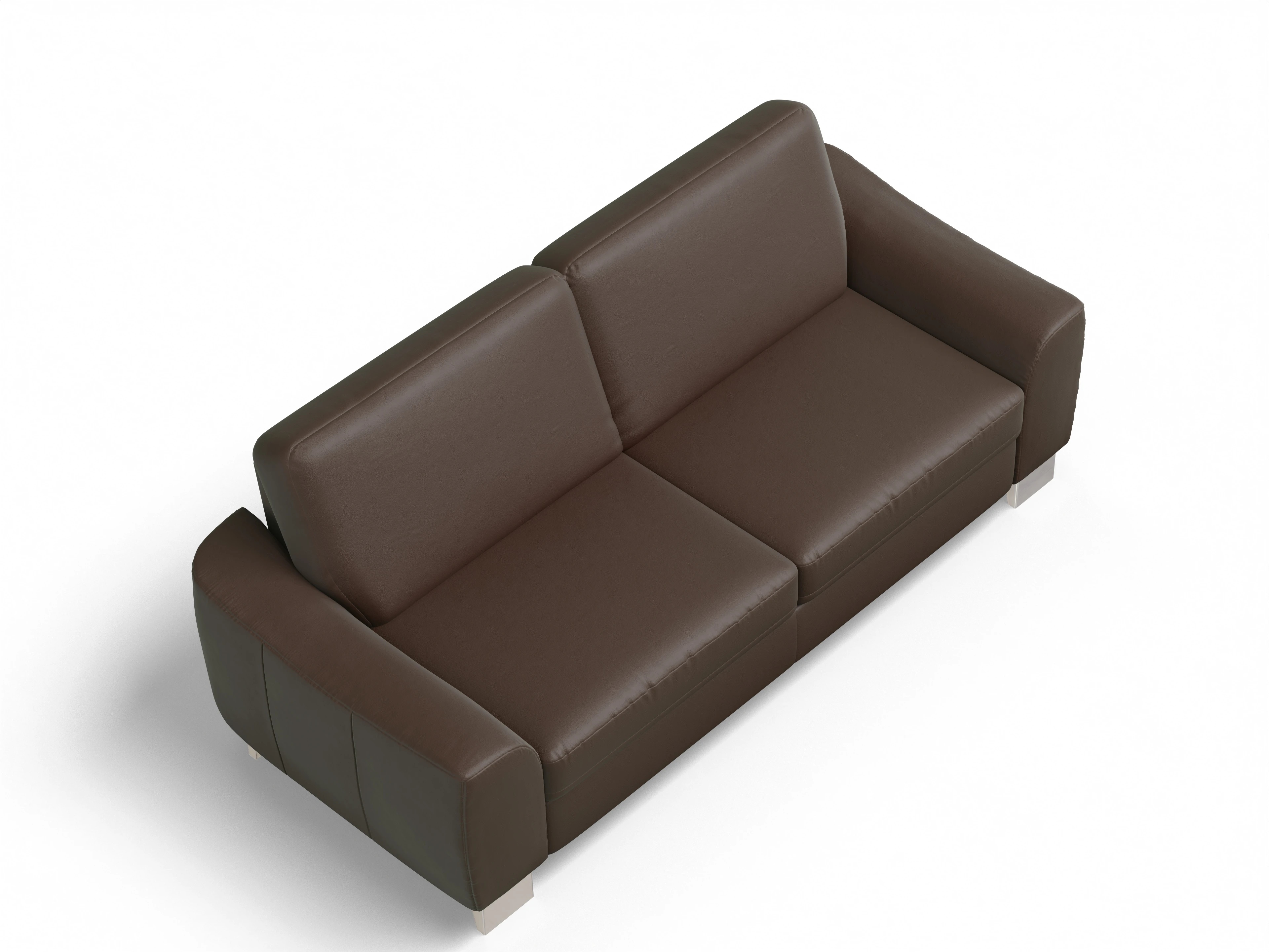 Ansicht des Produktes Sitz Concept select 1028 3-Sitzer Sofa in Leder Braun