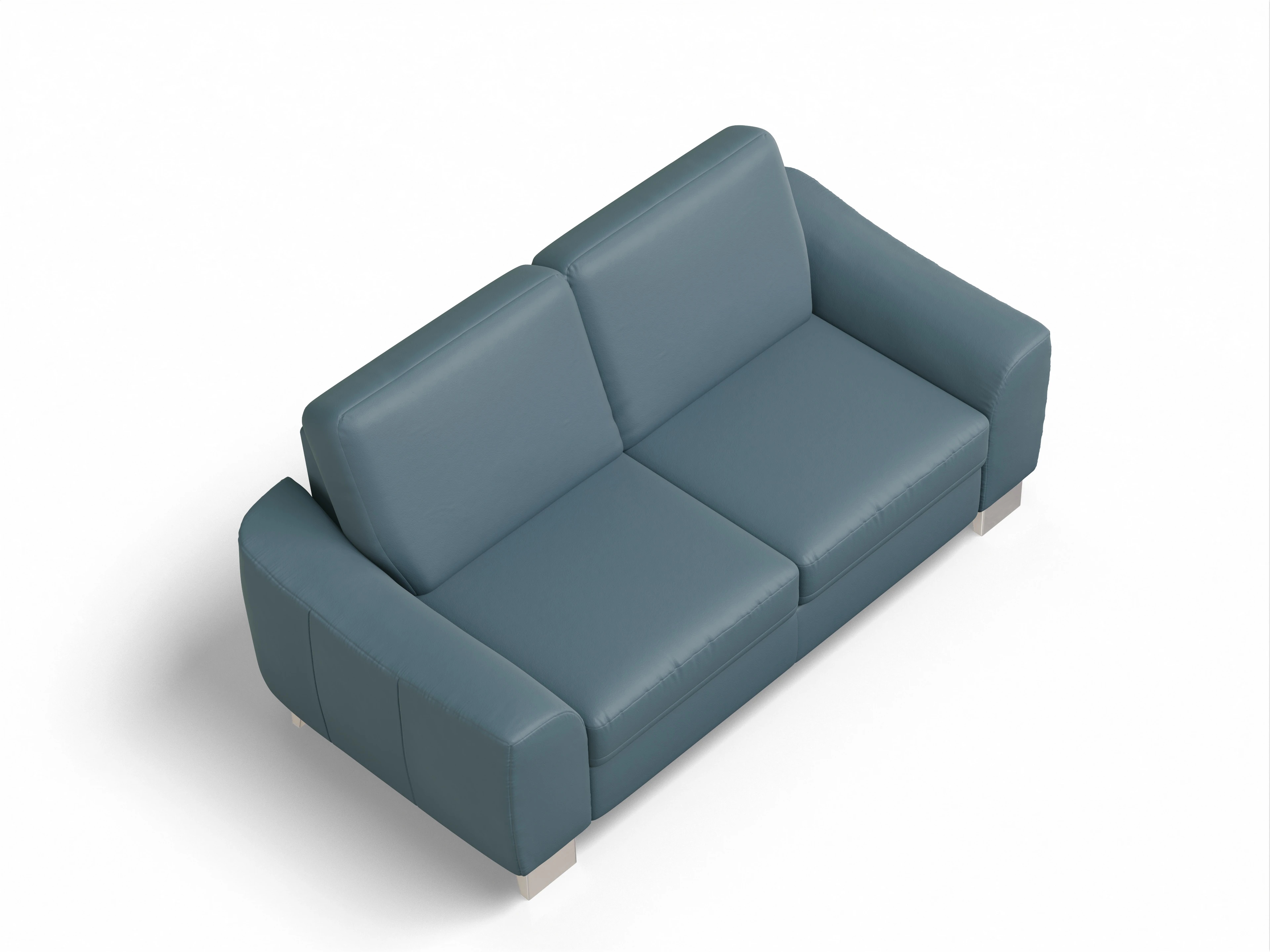 Ansicht des Produktes Sitz Concept select 1028 2,5-Sitzer Sofa in Leder Blau