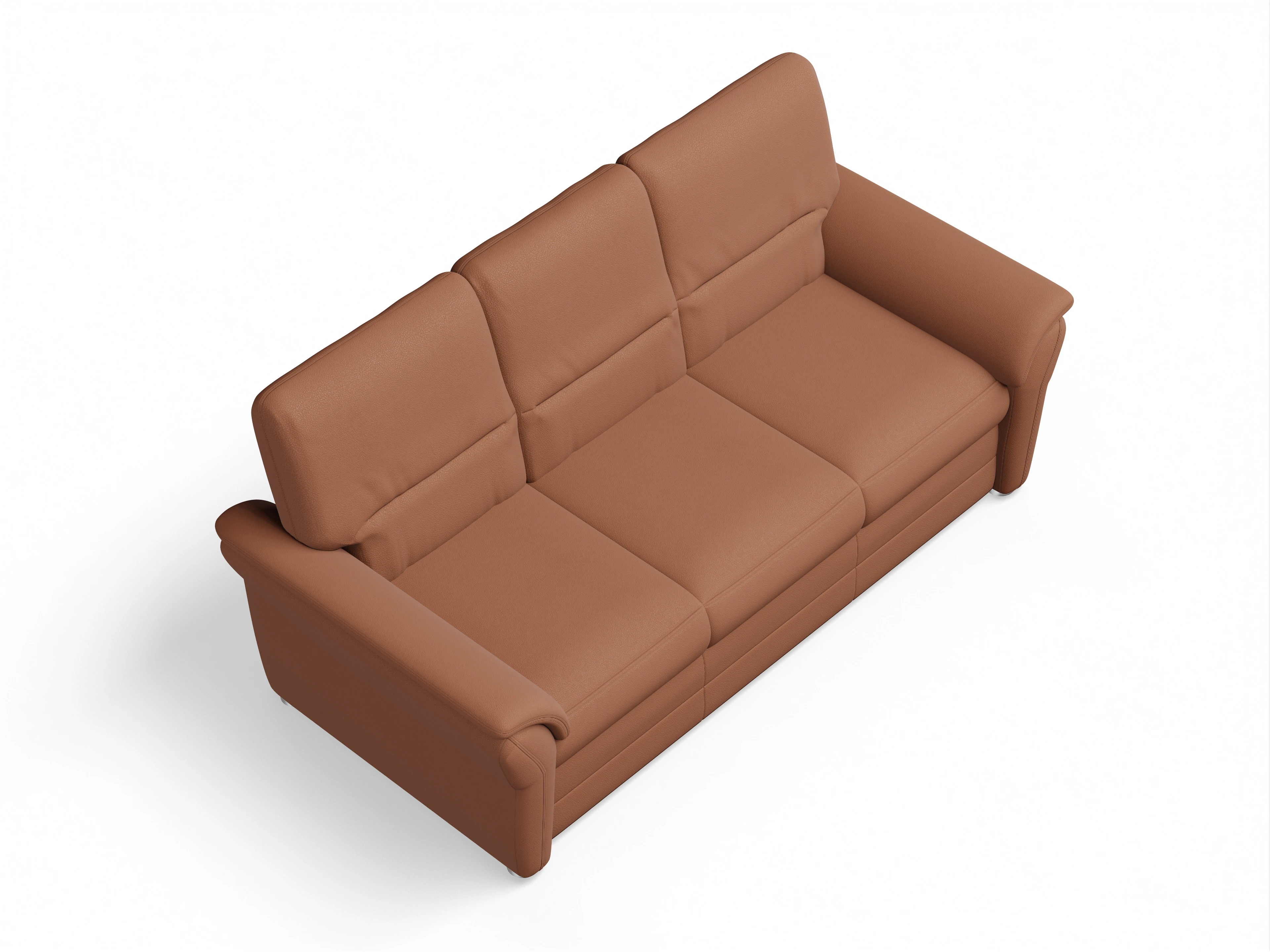 Ansicht des Produktes SC Classic 1036 3-Sitzer Sofa in Stoff Braun