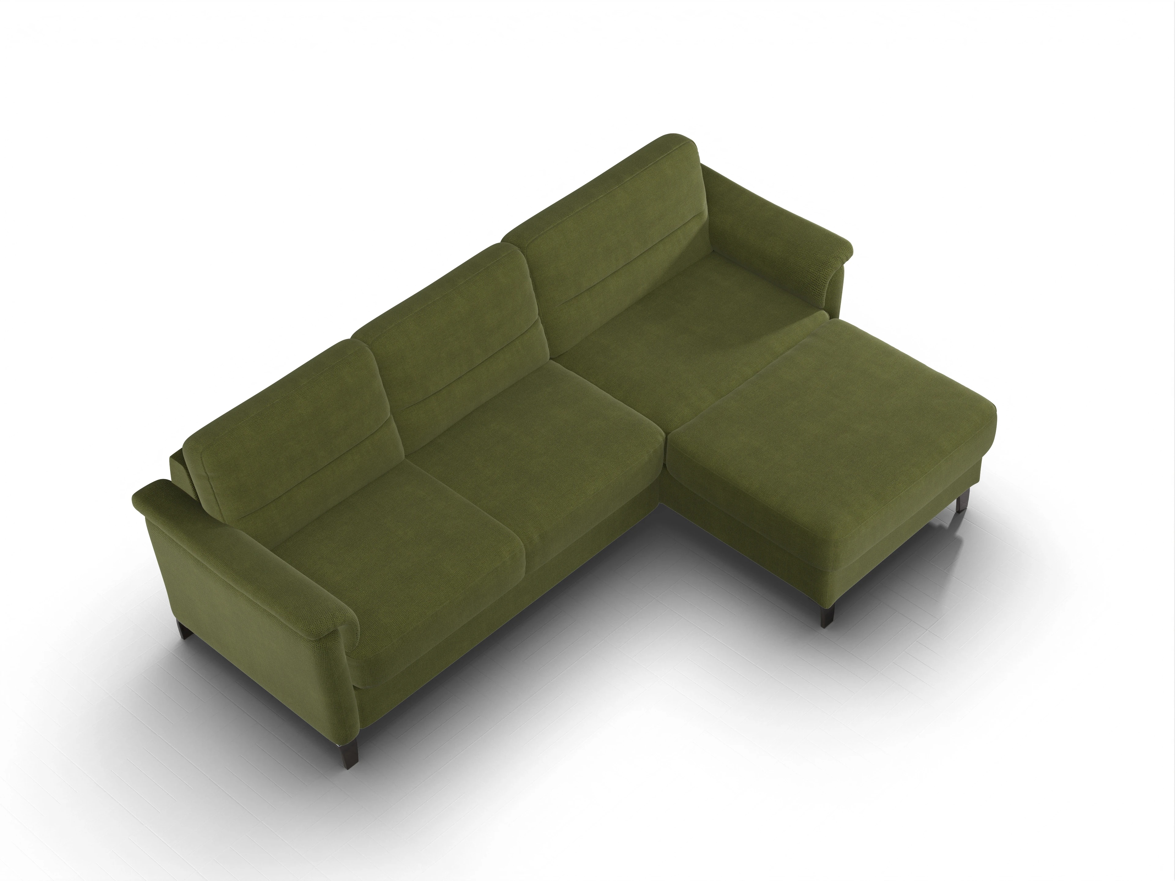 Ansicht des Produktes Pagall Ecksofa rechts Abschluss offen in Stoff