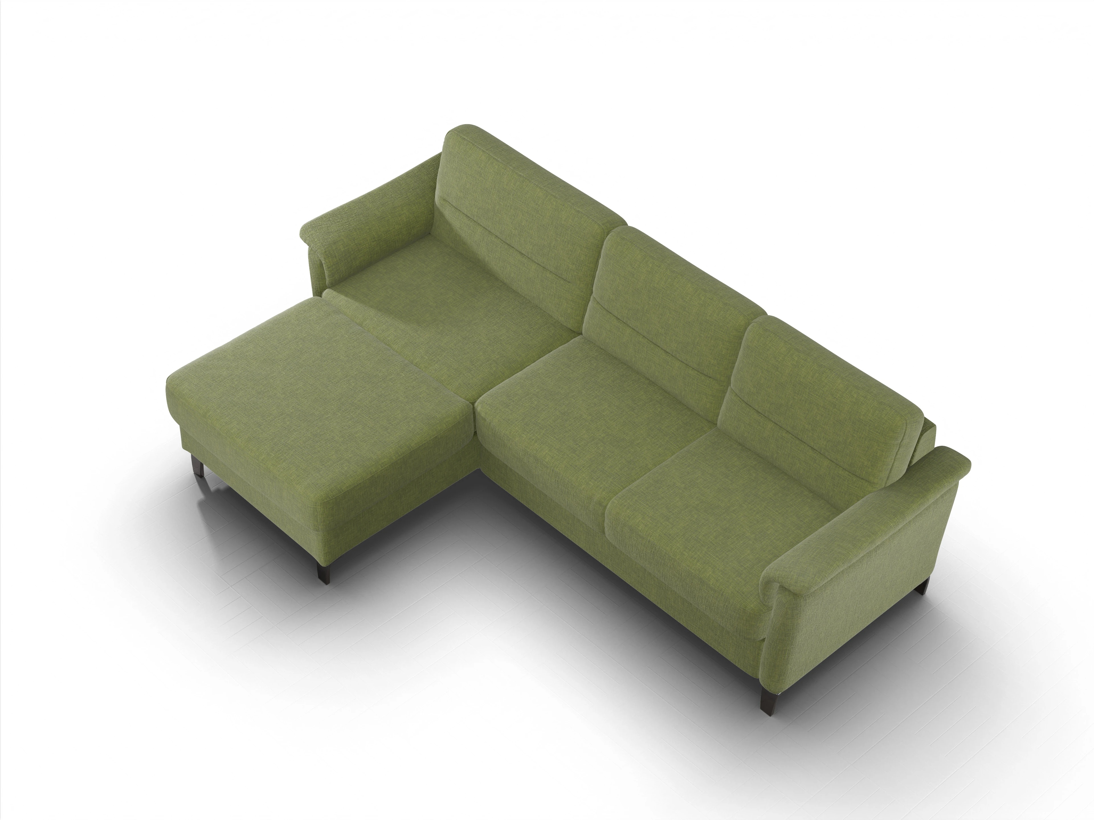 Ansicht des Produktes Pagall Ecksofa links Abschluss offen in Stoff