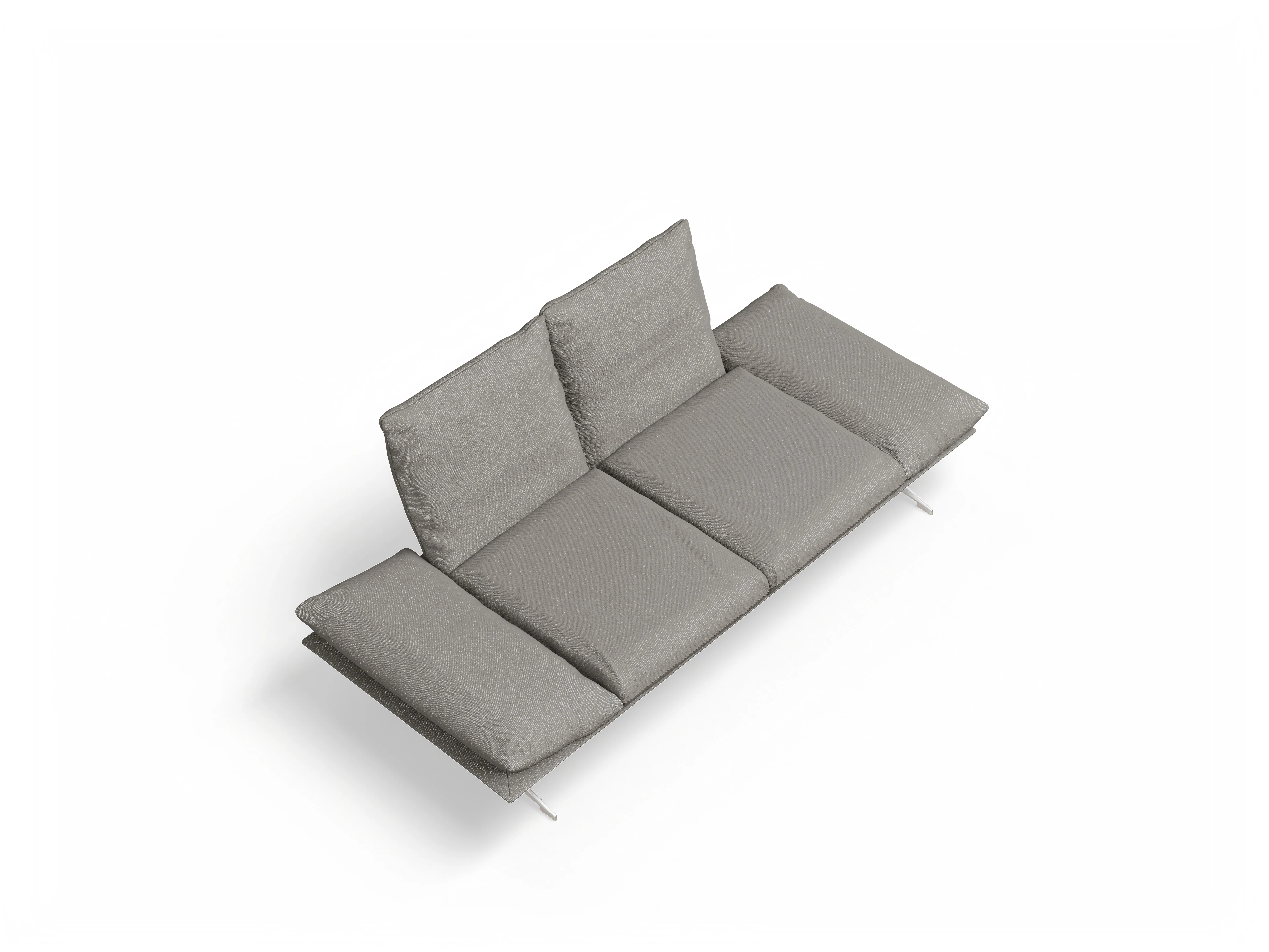Koinor Francis 2-Sitzer Sofa 2 B Ansicht des Produktes Francis 2-Sitzer Sofa in Stoff Braun