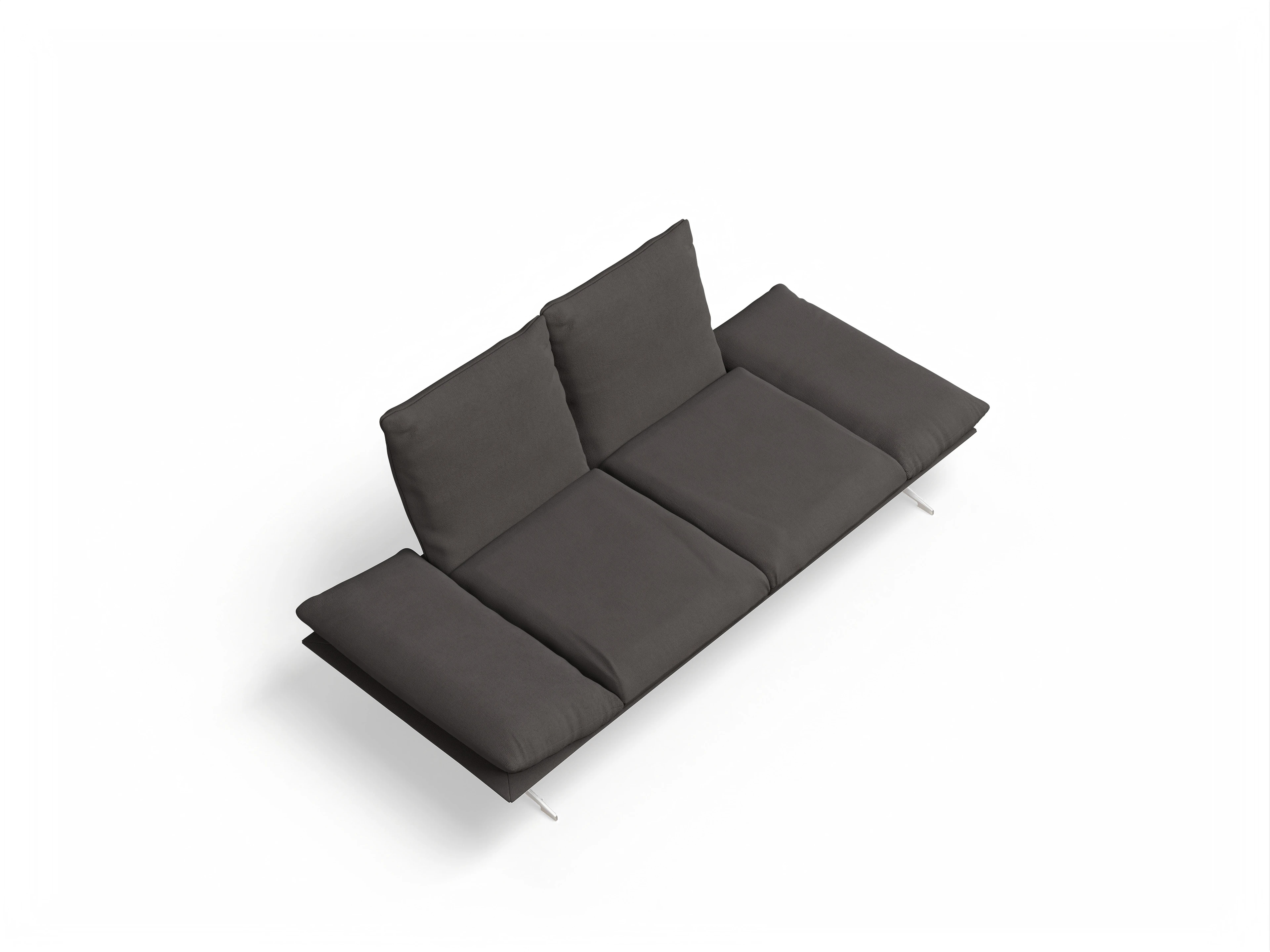 Koinor Francis 2-Sitzer Sofa 2 B Ansicht des Produktes Francis 2-Sitzer Sofa in Stoff Braun