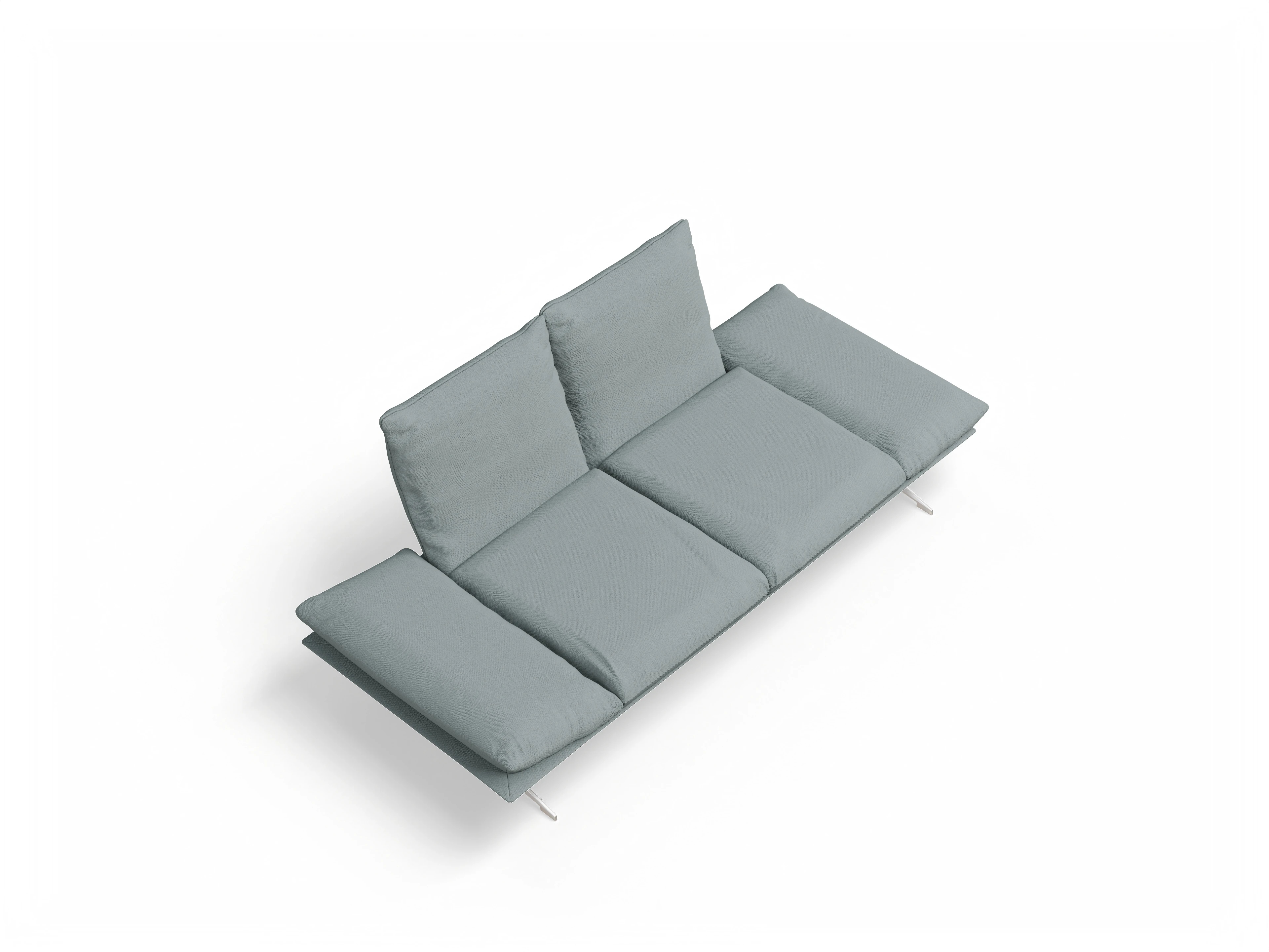 Ansicht des Produktes Francis 2-Sitzer Sofa in Stoff Grau