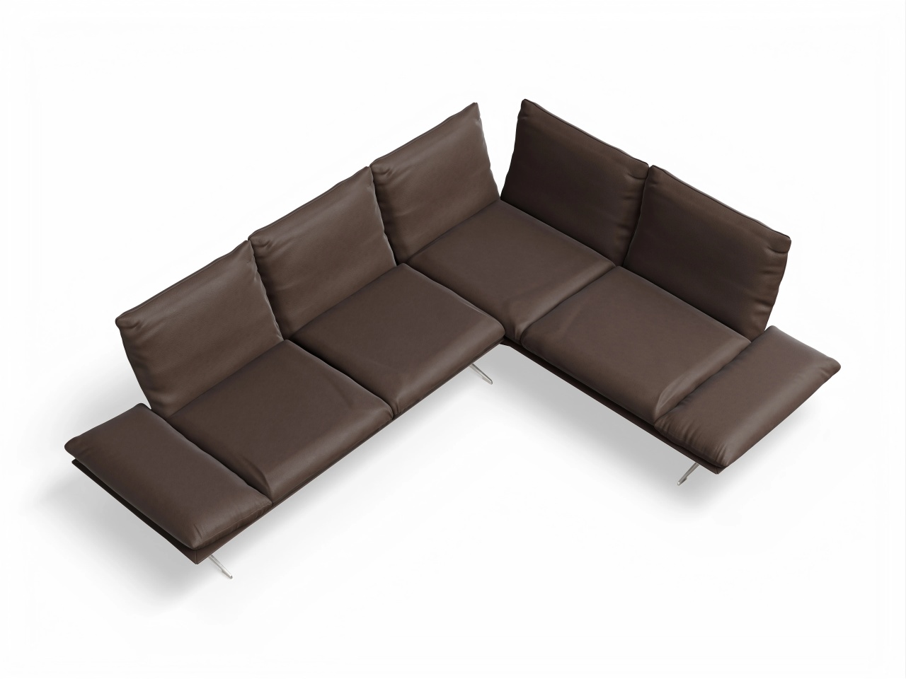 KOINOR Francis Ecksofa Anbauecke Links OL + 2,5 Sitzer rechts ER