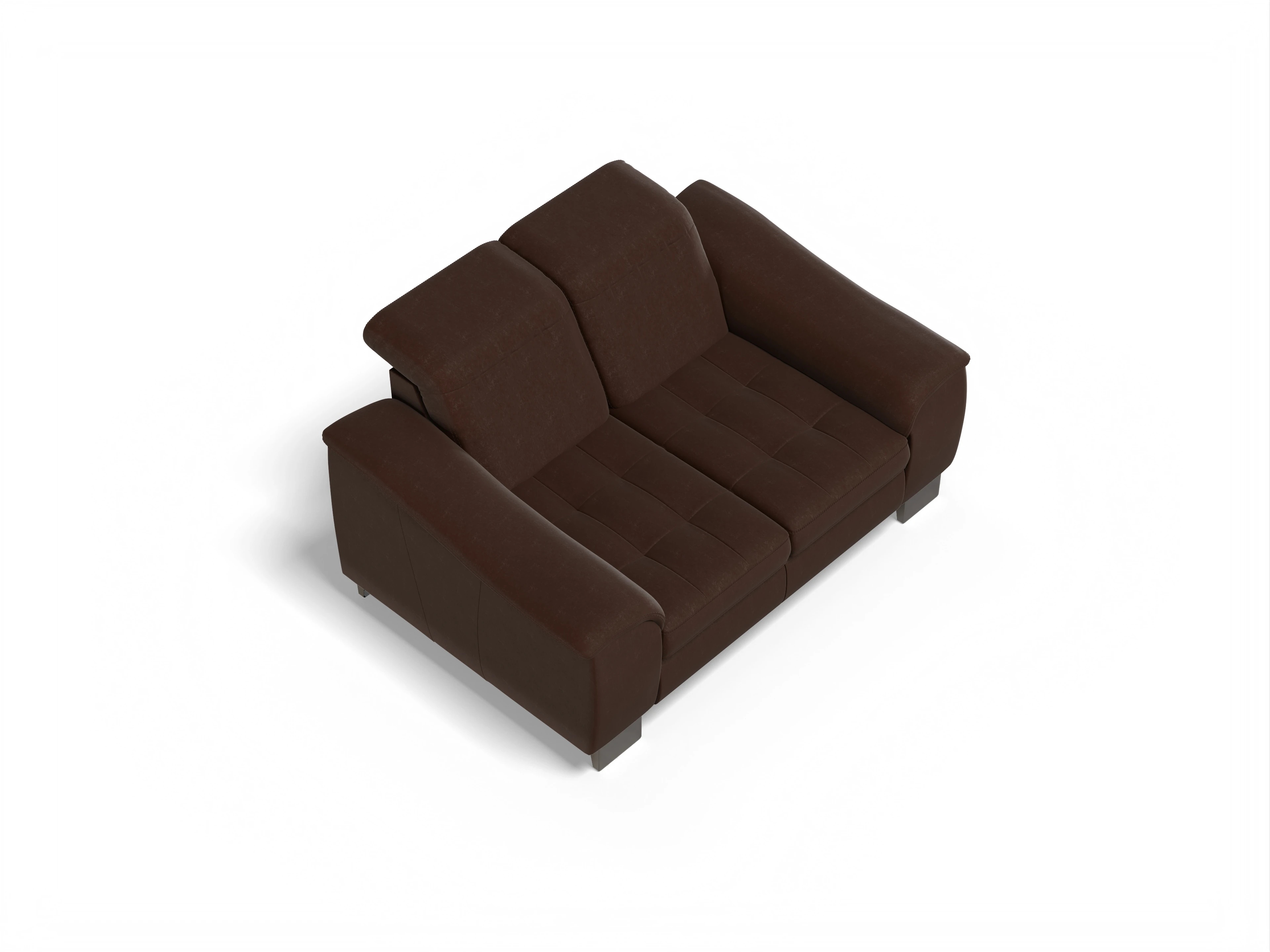 Ansicht des Produktes SC Nature 1018 2-Sitzer Sofa in Stoff Braun