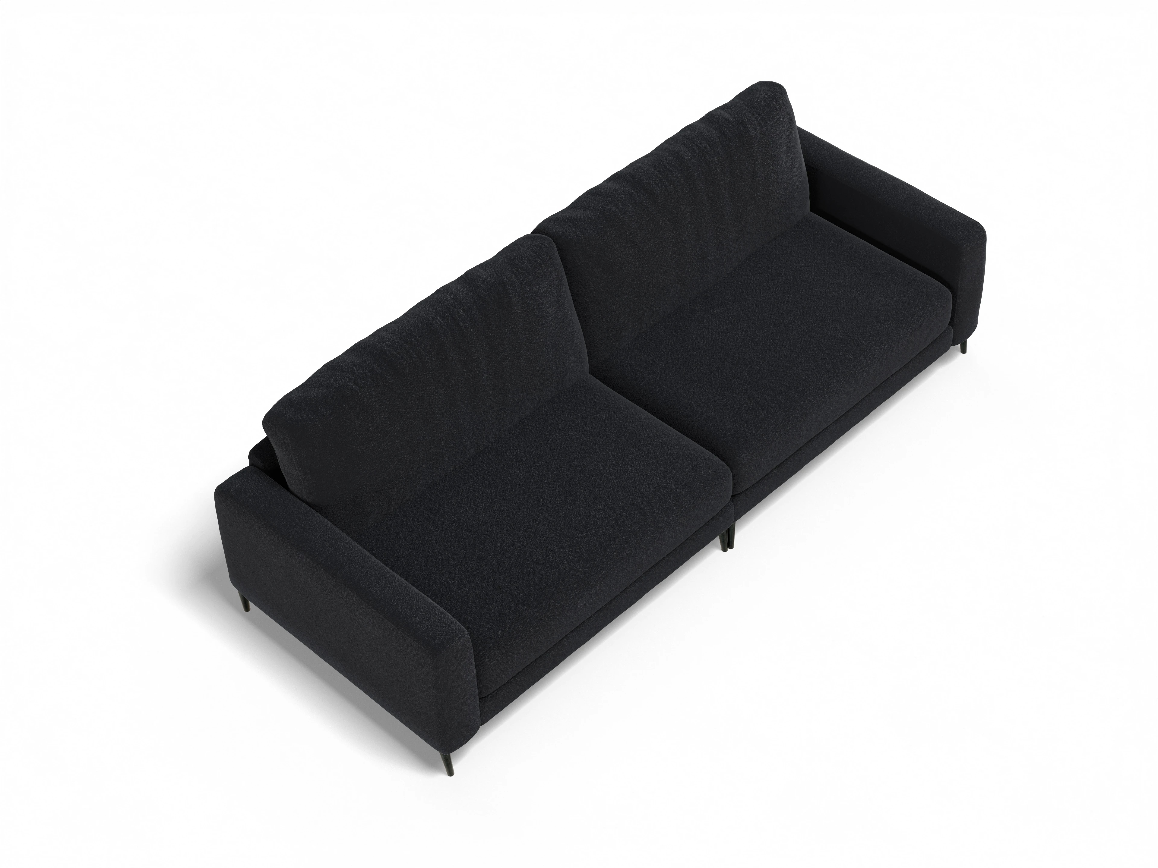 Ansicht des Produktes Urbana 3-Sitzer Sofa in Stoff Schwarz