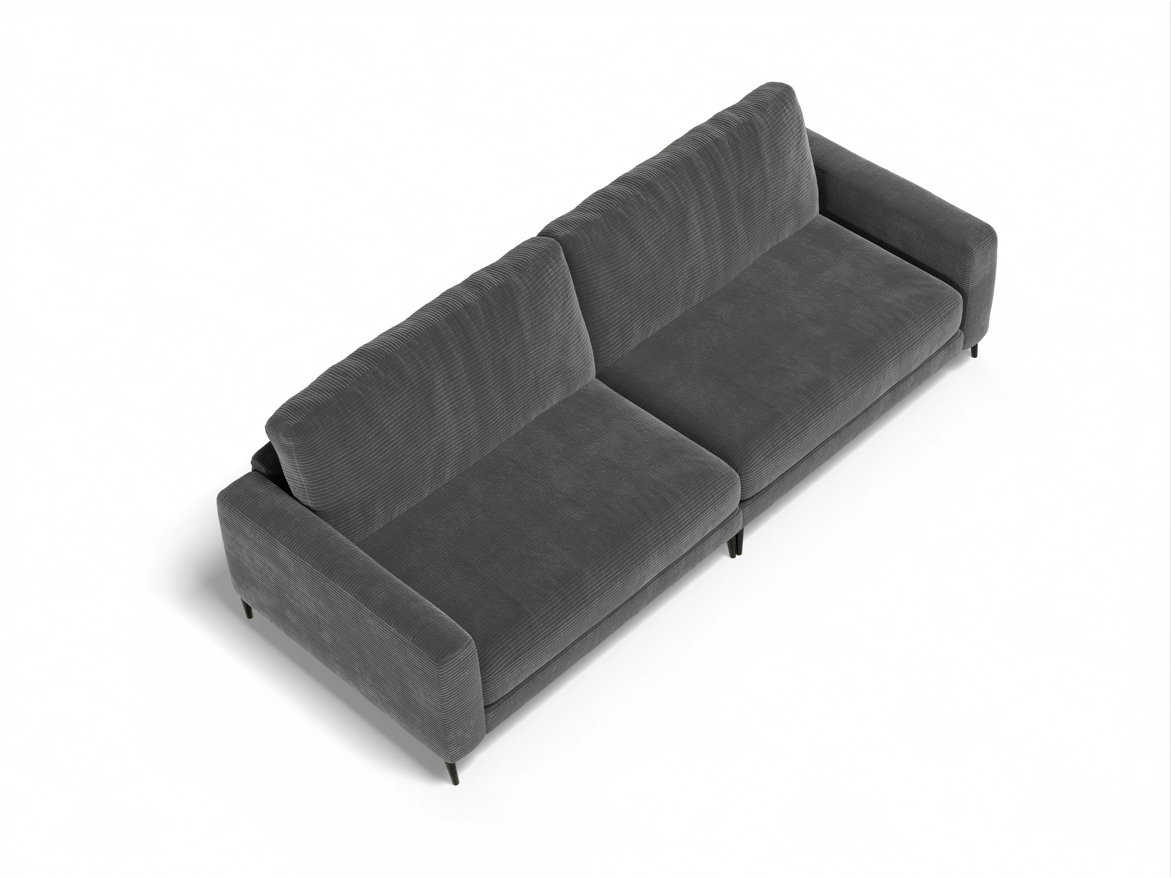 Ansicht des Produktes Urbana 3-Sitzer Sofa in Stoff Grau