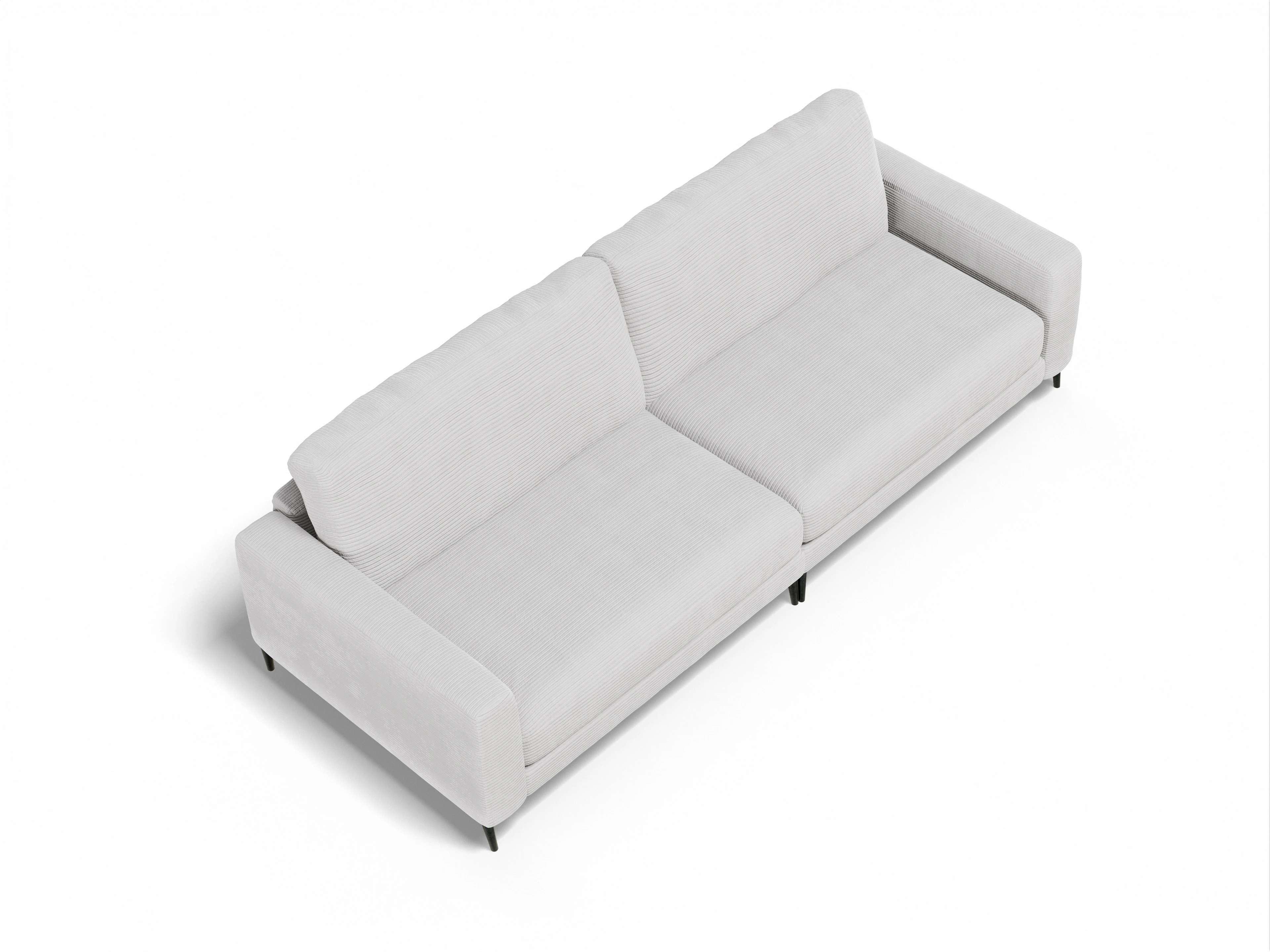 Ansicht des Produktes Urbana 3-Sitzer Sofa in Stoff Grau